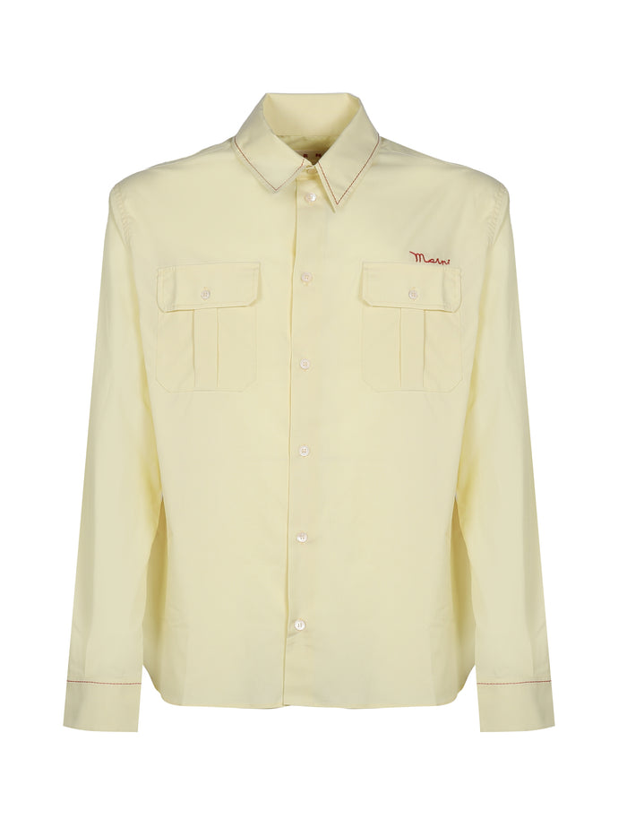 Marni Shirts Yellow Cotton