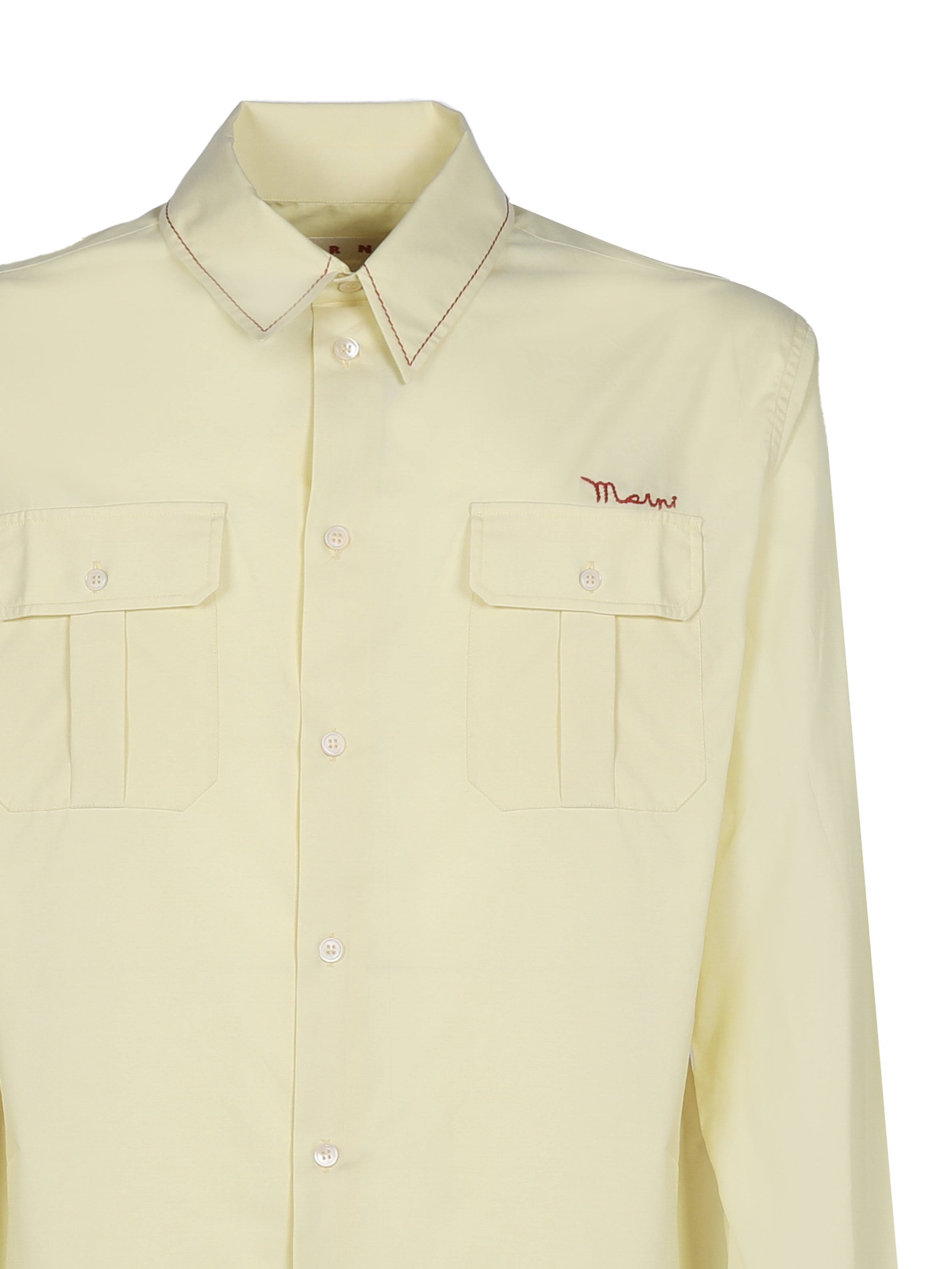 Marni Shirts Yellow Cotton
