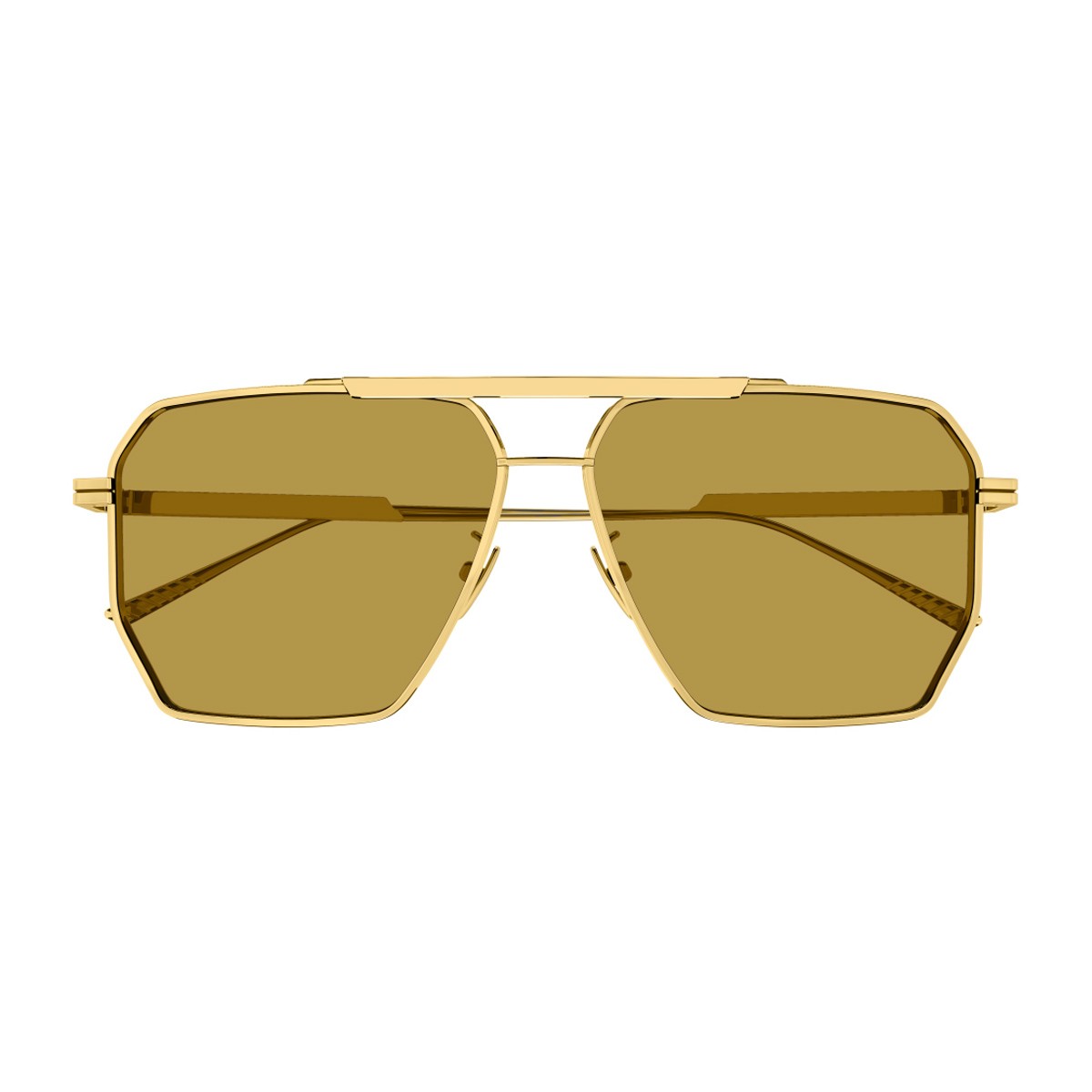 Bottega Veneta Bv1012s Linea Minimalist Gold Metallo Sunglasses