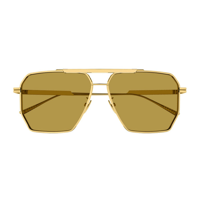 Bottega Veneta Bv1012s Linea Minimalist Gold Metallo Sunglasses