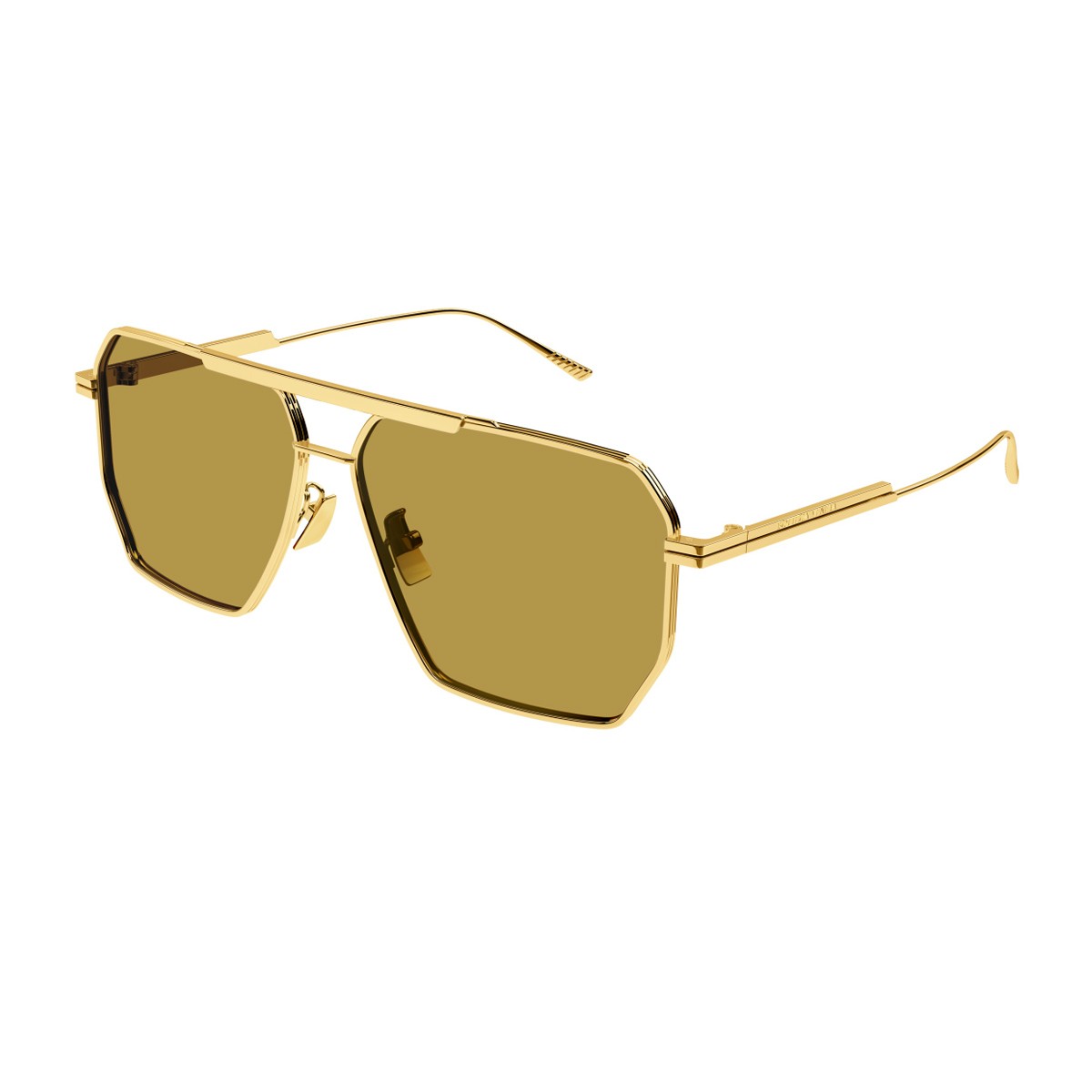 Bottega Veneta Bv1012s Linea Minimalist Gold Metallo Sunglasses