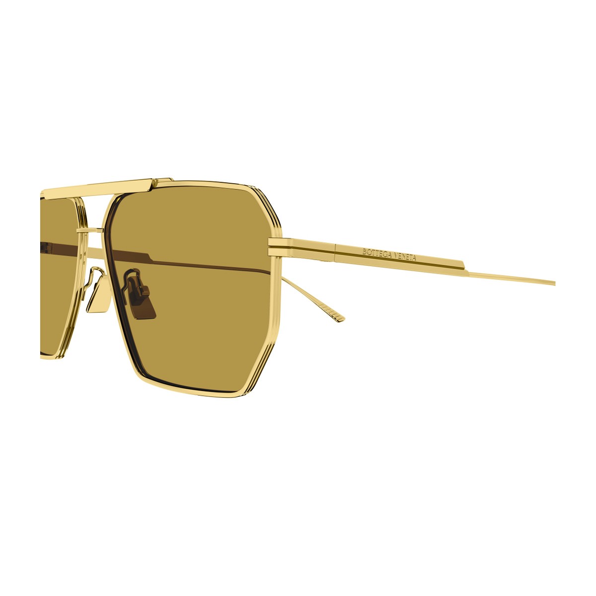 Bottega Veneta Bv1012s Linea Minimalist Gold Metallo Sunglasses