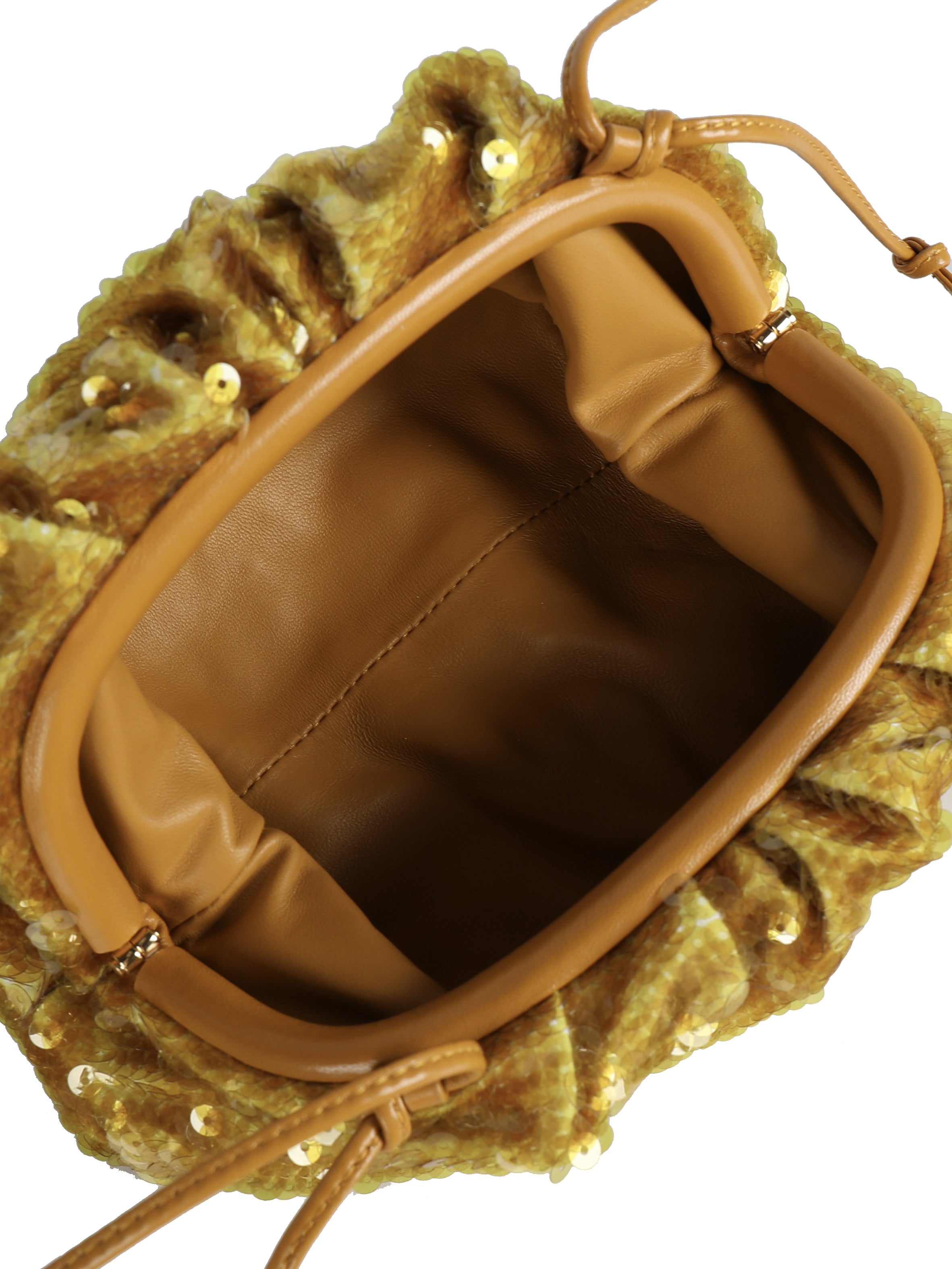 Bottega Veneta Bags Honey Gold Polyester Wool