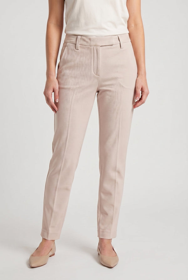 Brunello Cucinelli Womens Light Beige Tailored Trousers Gray
