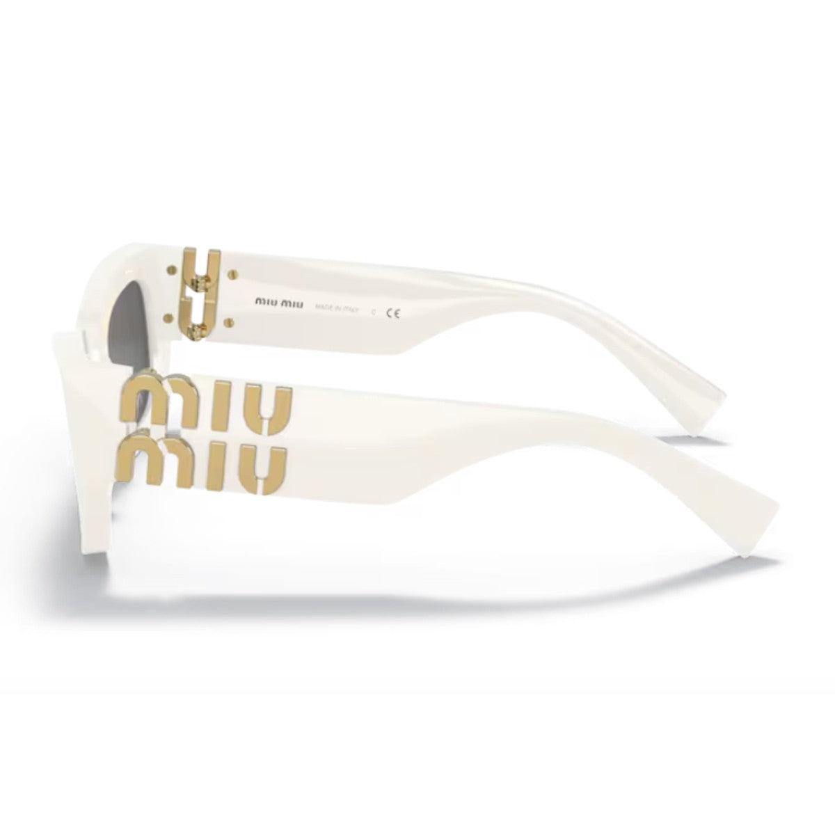 Miu 0mu 09ws Glimpse White Acetato Sunglasses