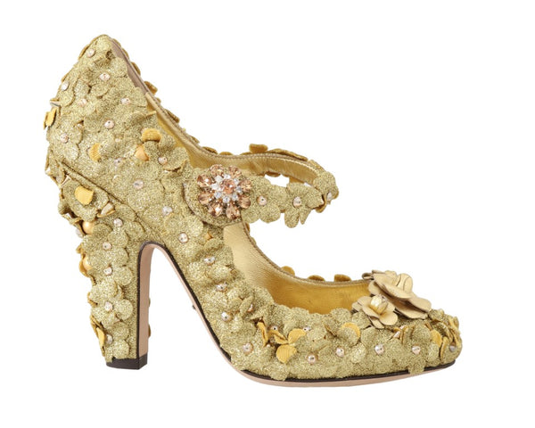 Dolce & Gabbana 66% Cotton pumps in gold