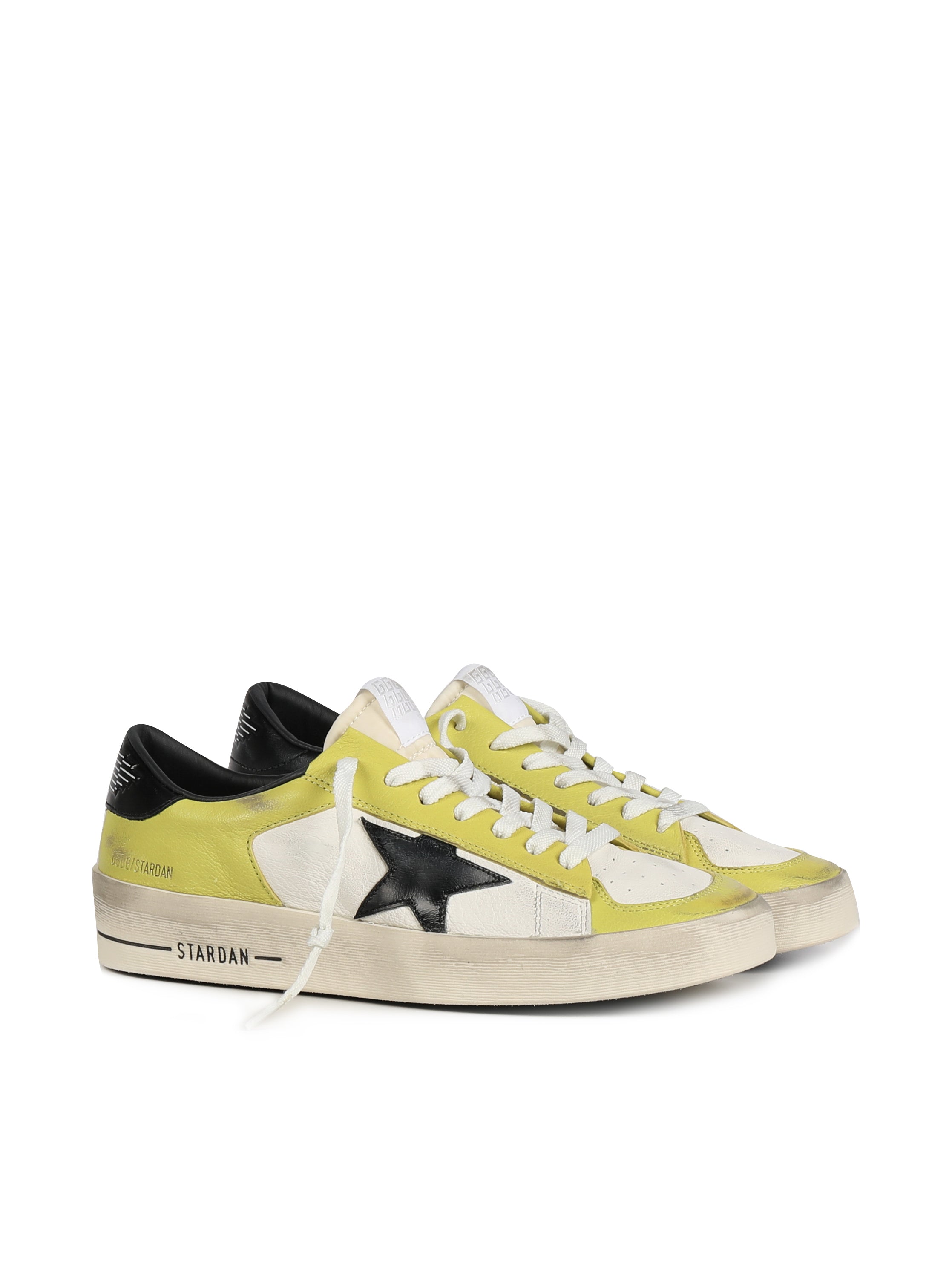 Golden Goose Sneakers Yellow/black Leather
