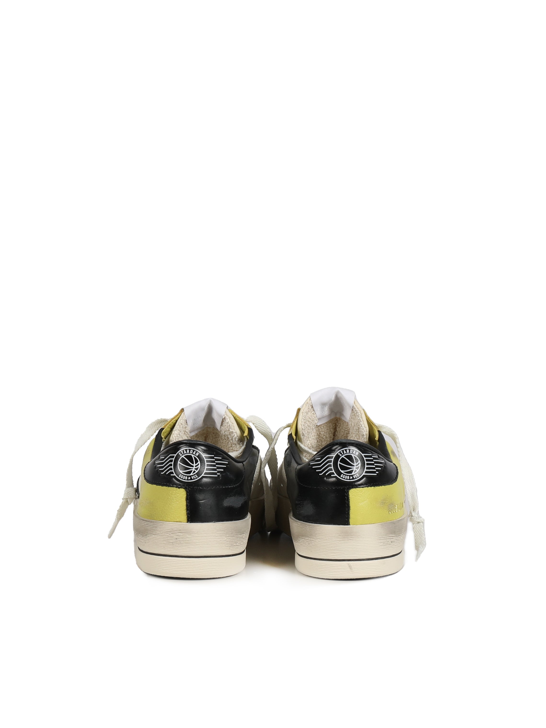 Golden Goose Sneakers Yellow/black Leather