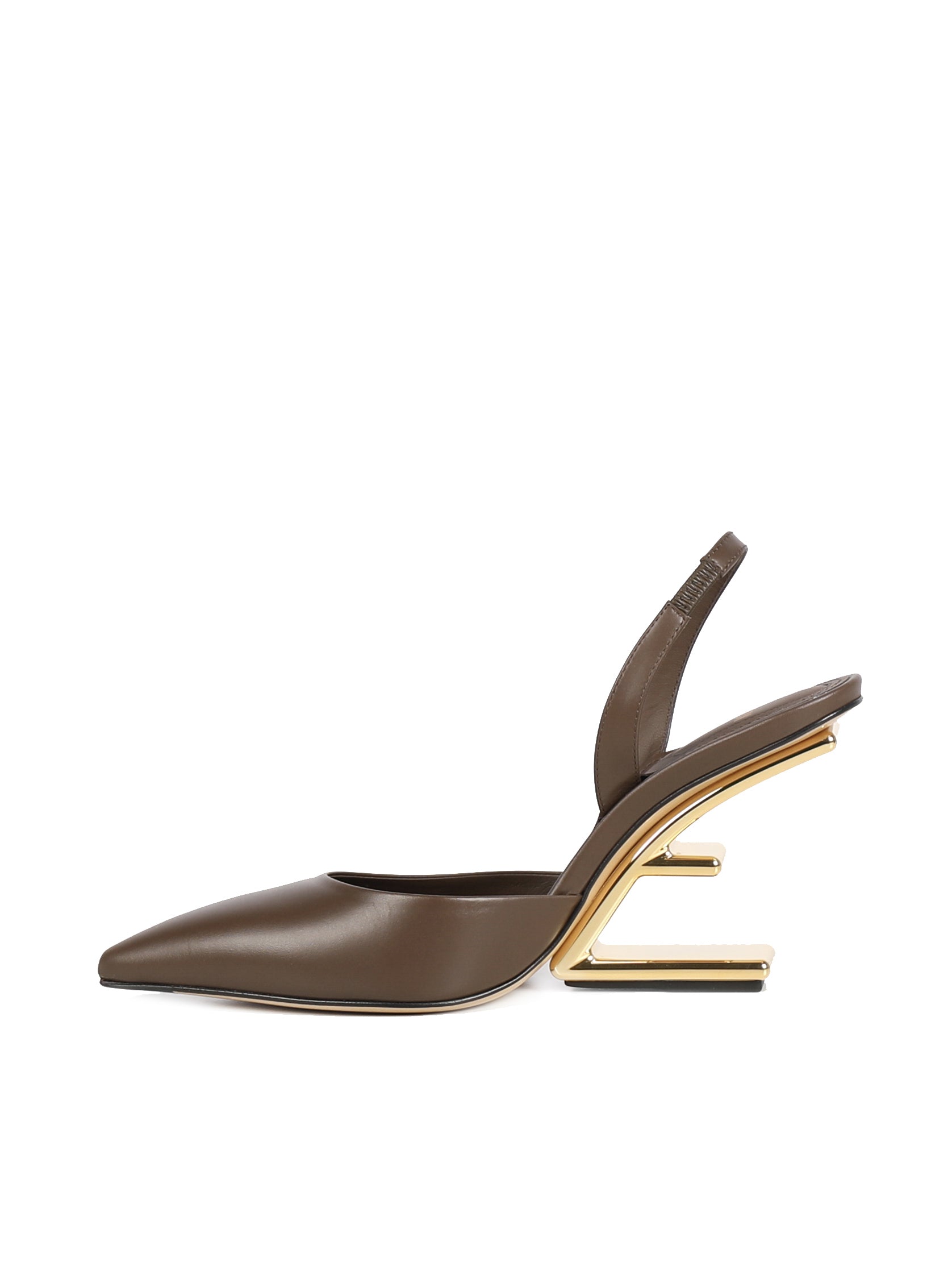 Fendi With Heel Brown Calfskin