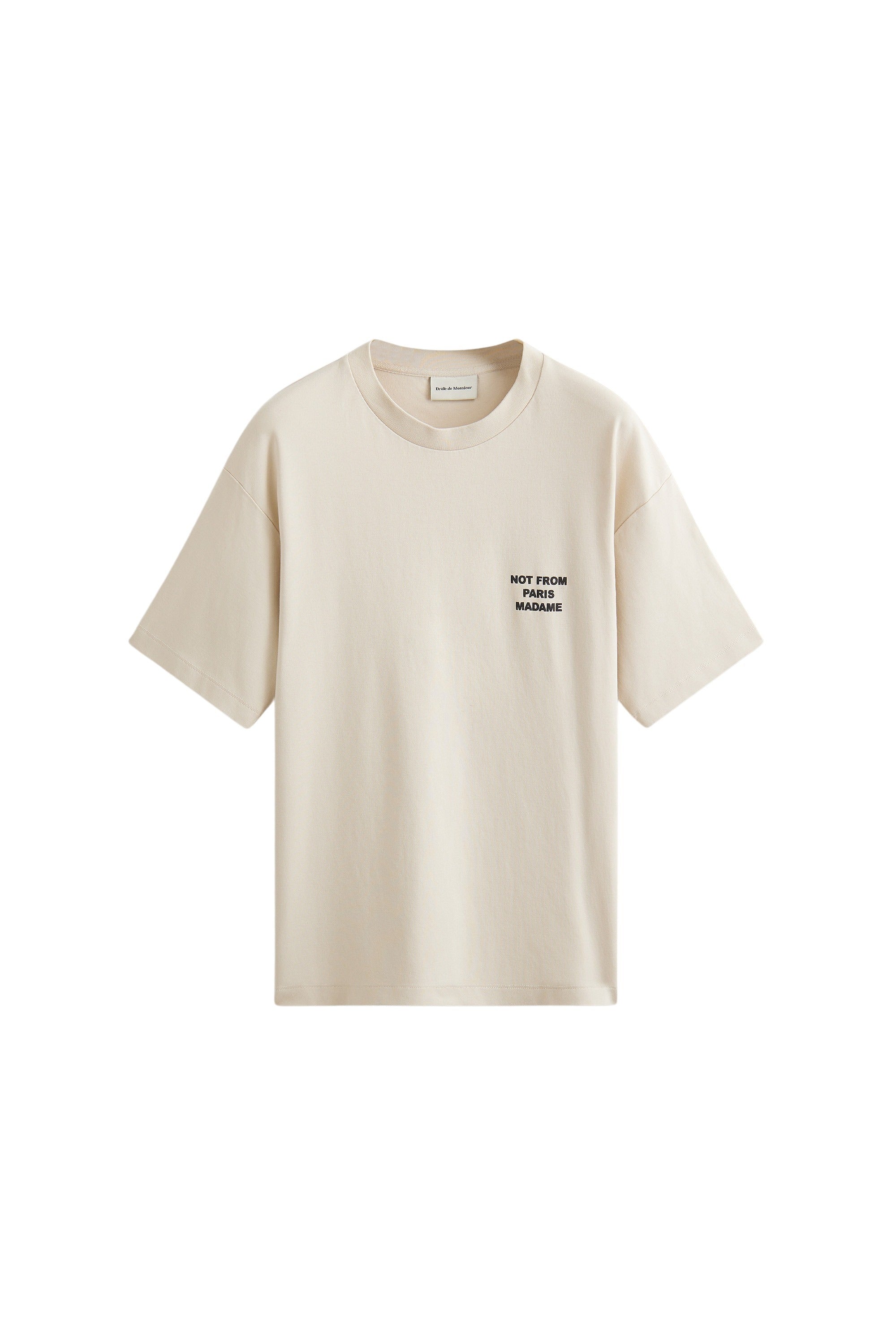 Bold Slogan T-Shirt Brown Cotton Tshirt