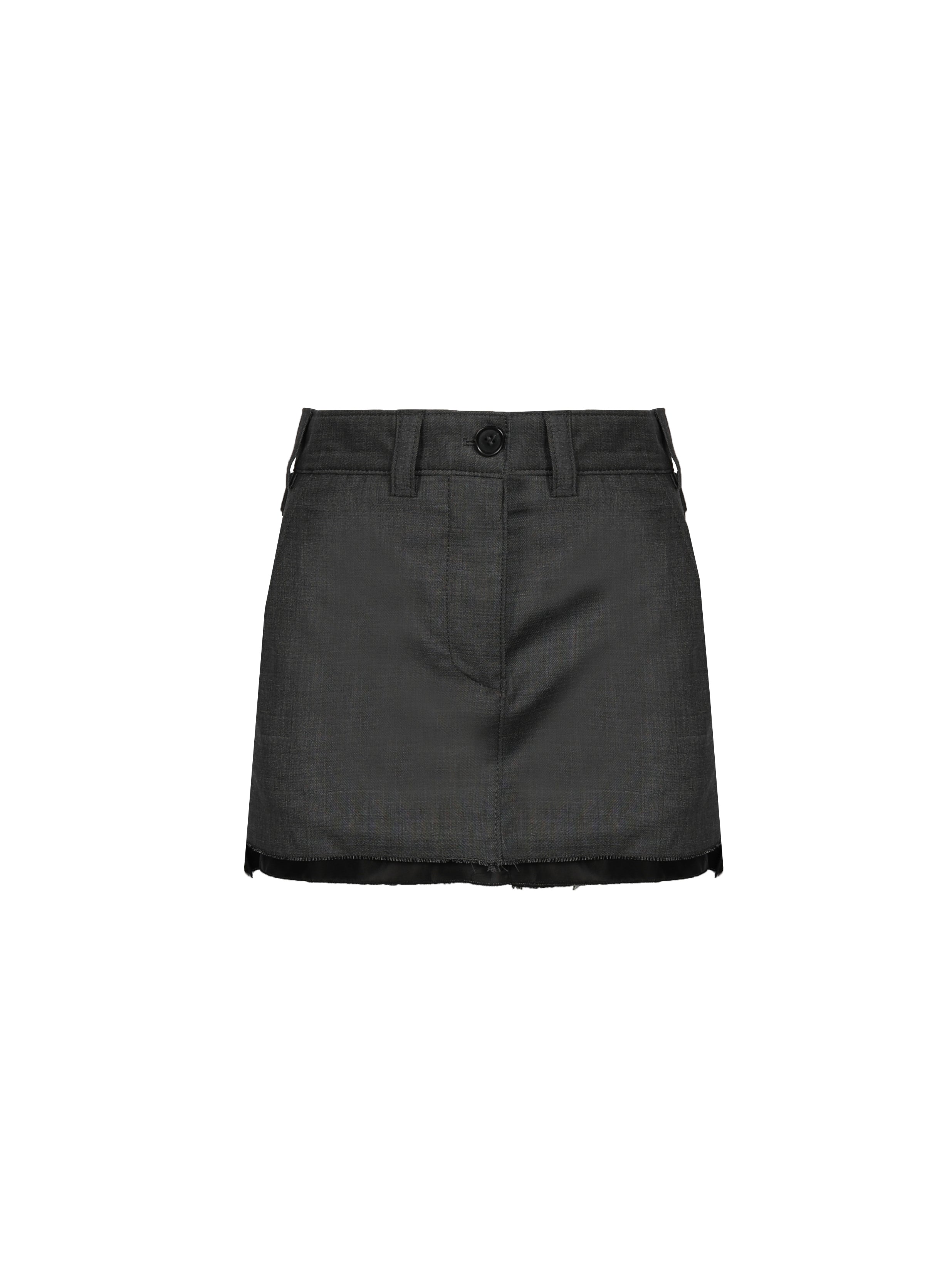 Miu Skirts Grey Virgin Wool