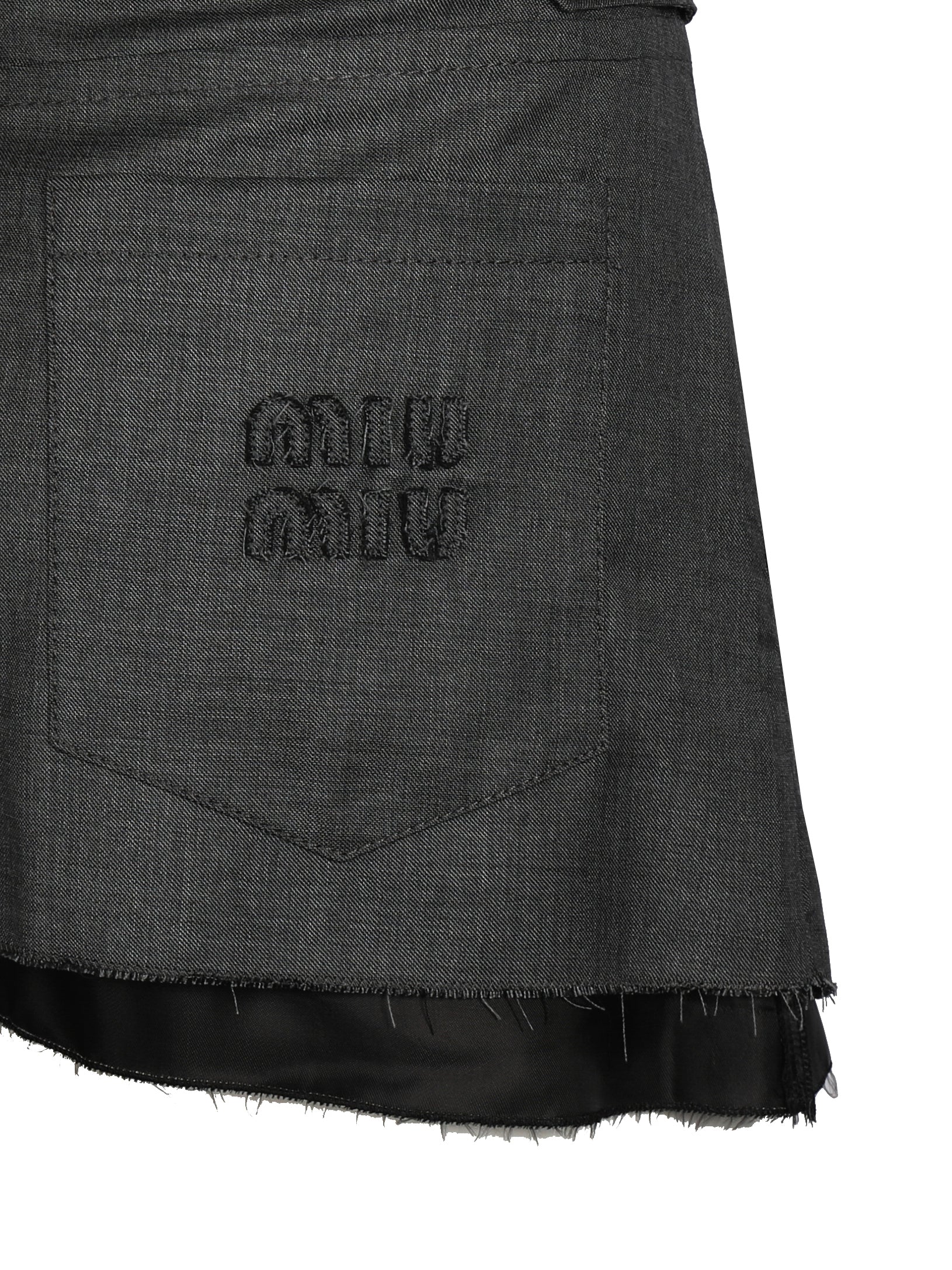 Miu Skirts Grey Virgin Wool