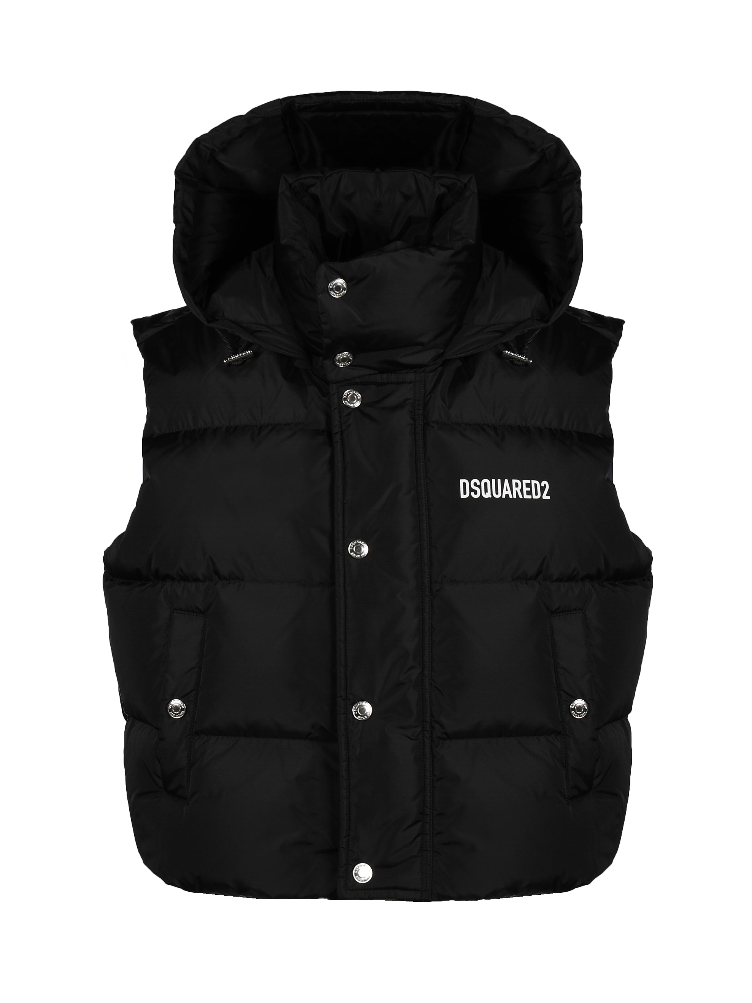 Dsquared2 Coats Black Polyamide