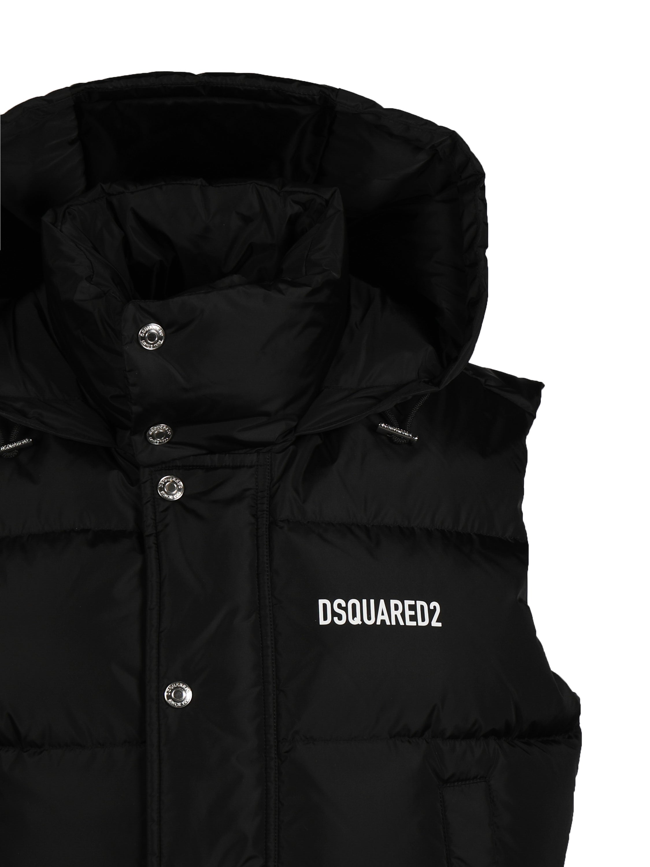 Dsquared2 Coats Black Polyamide
