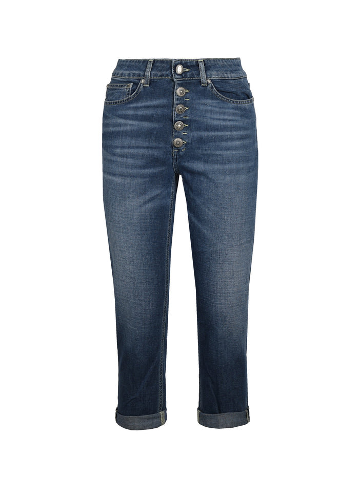 Dondup Jeans Blue Cotton