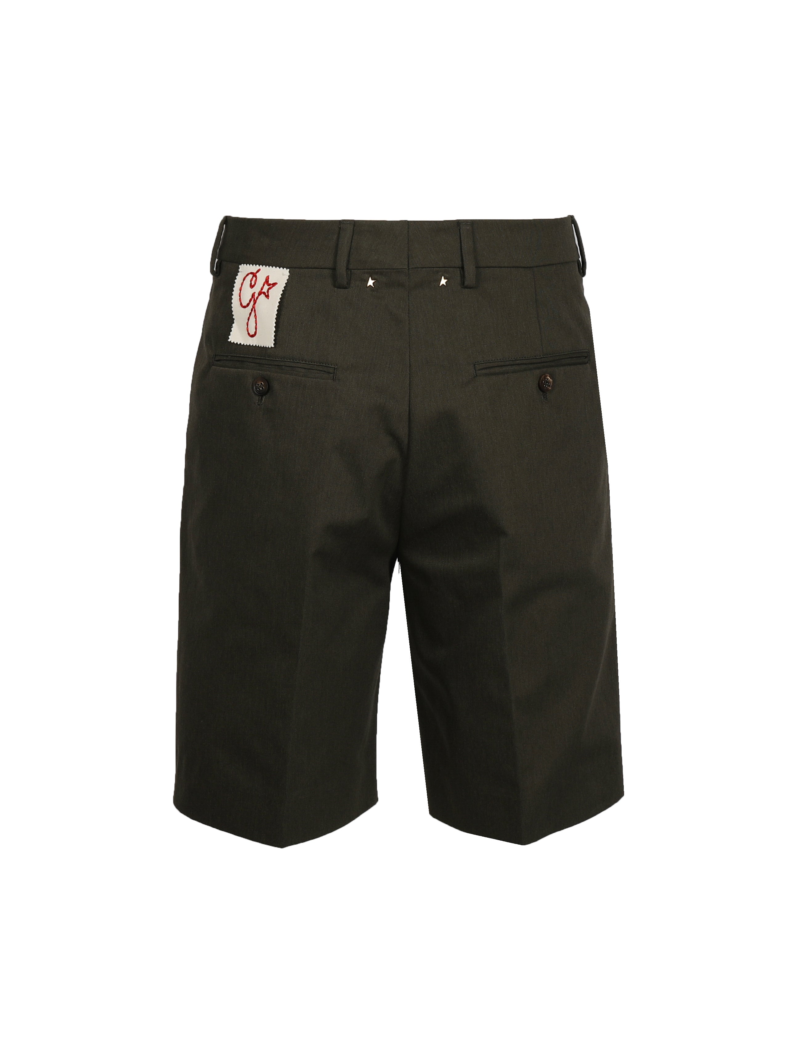 Golden Goose Shorts Ivy Green Cotton