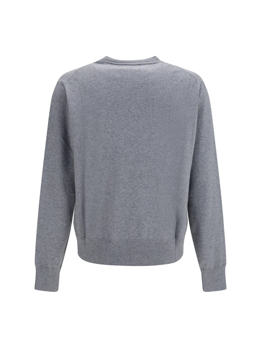 Alex Sweater Dark Grey Melange Cotton