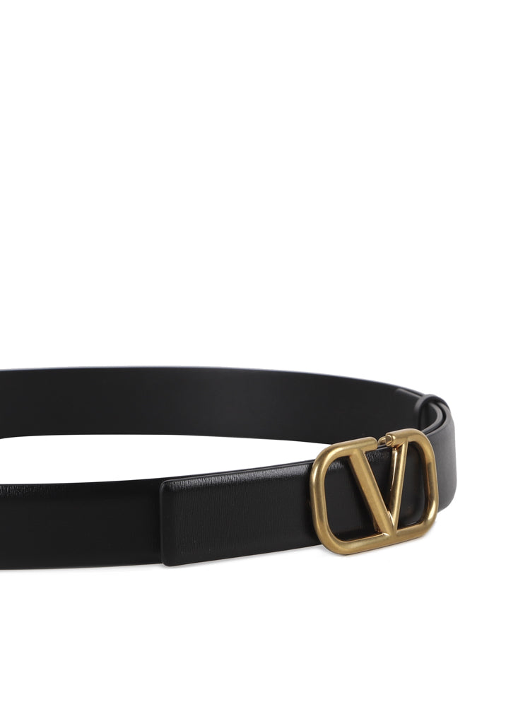 Valentino Garavani Belts Black Calfskin