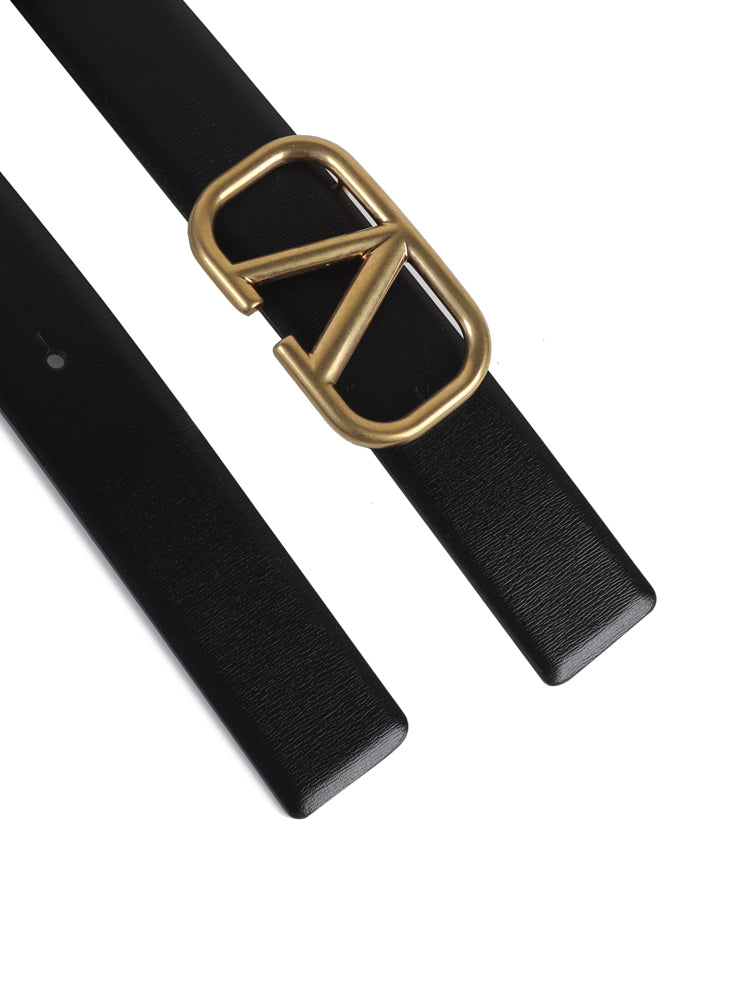 Valentino Garavani Belts Black Calfskin