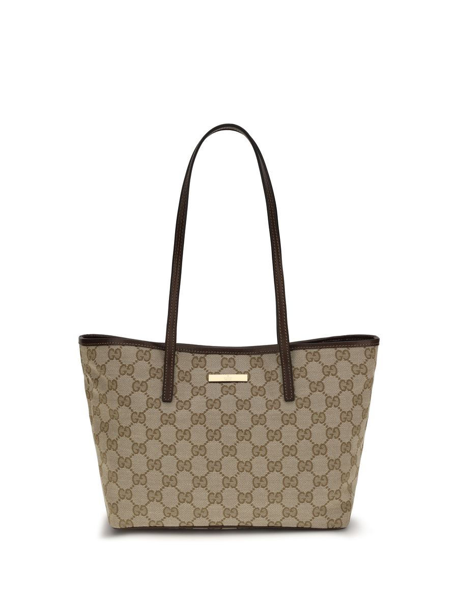 Gucci 52% Polyester tote bag in beige
