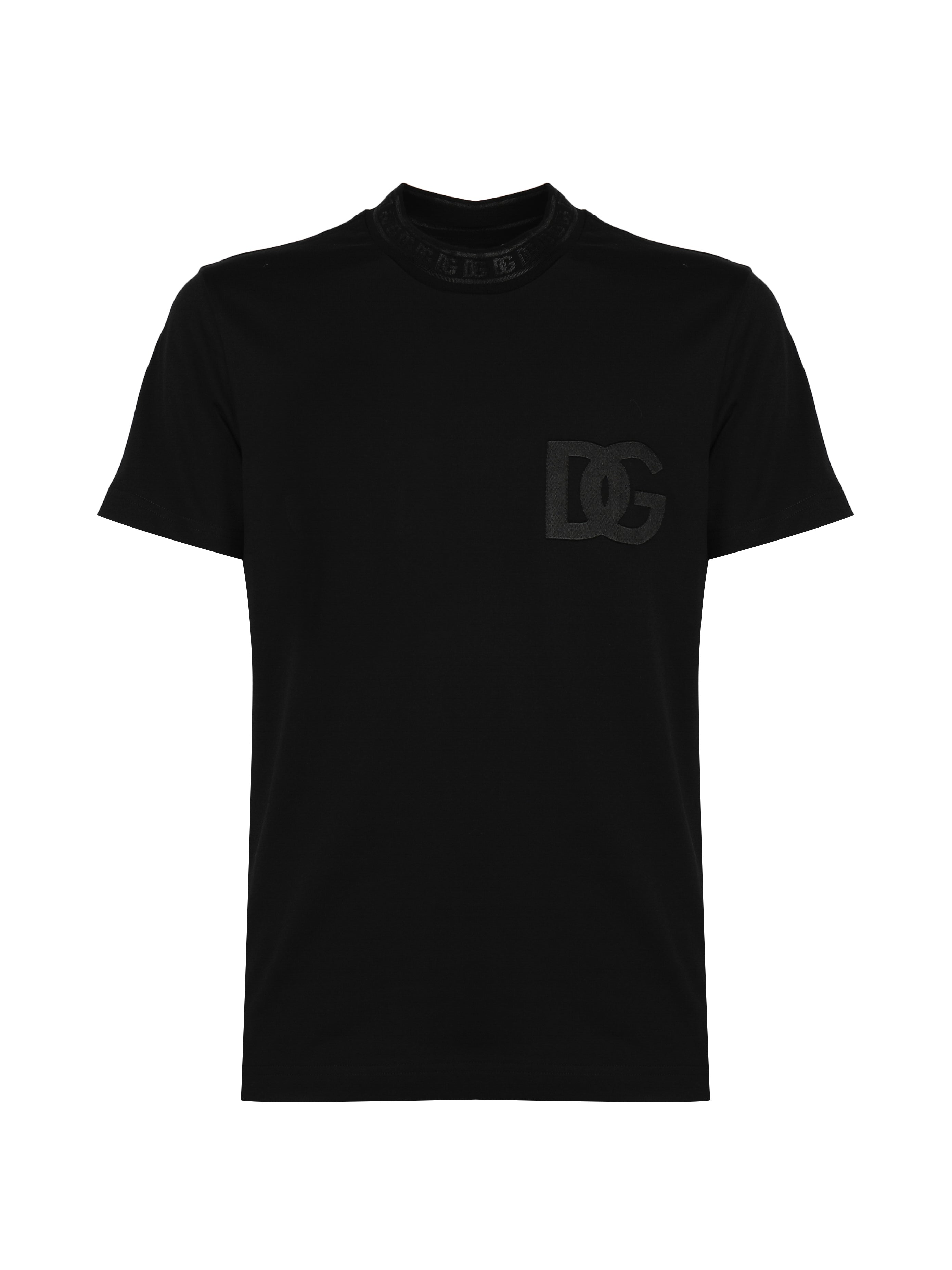 Dolce & Gabbana T-Shirts And Polos Black Cotton