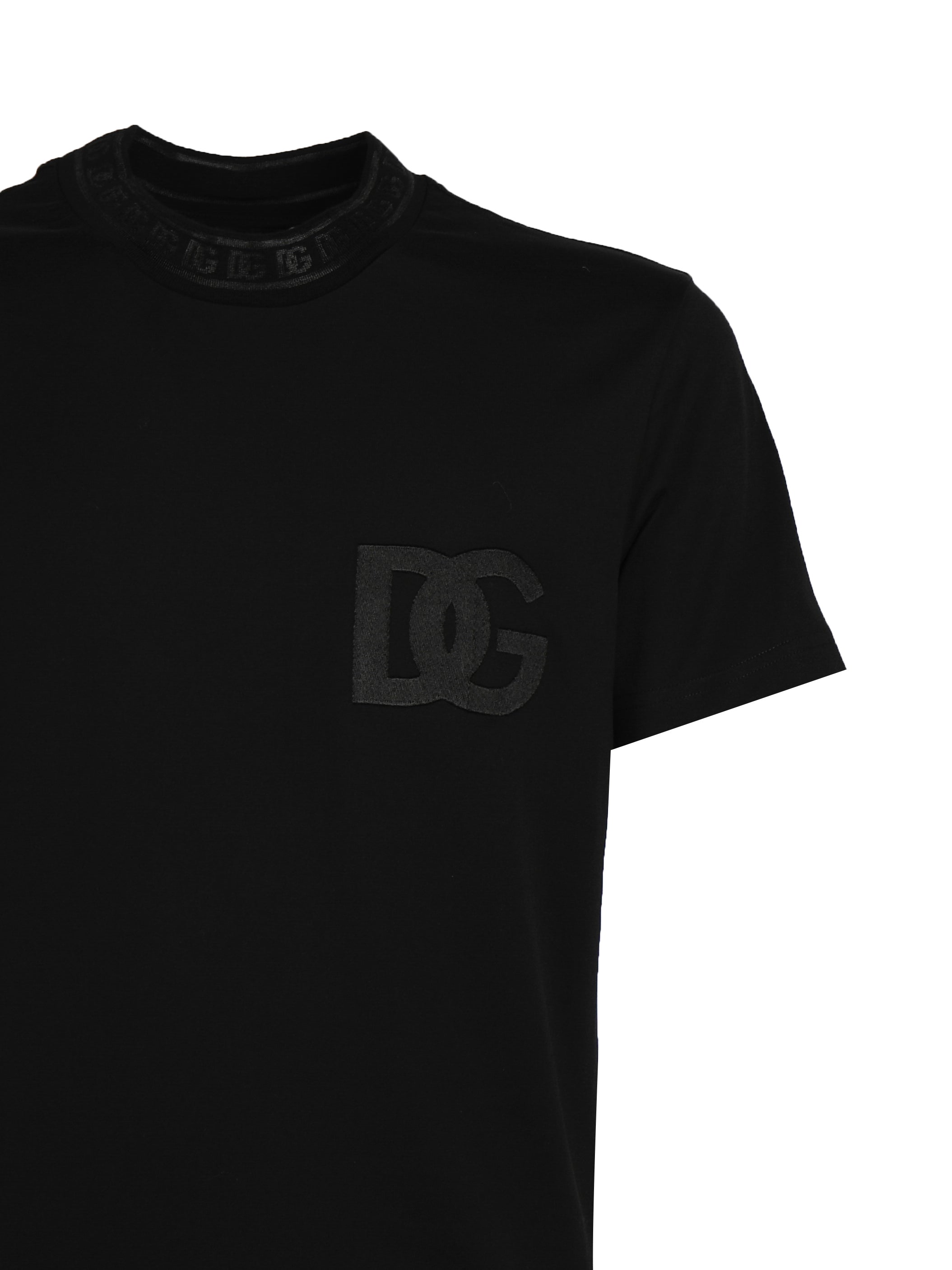 Dolce & Gabbana T-Shirts And Polos Black Cotton