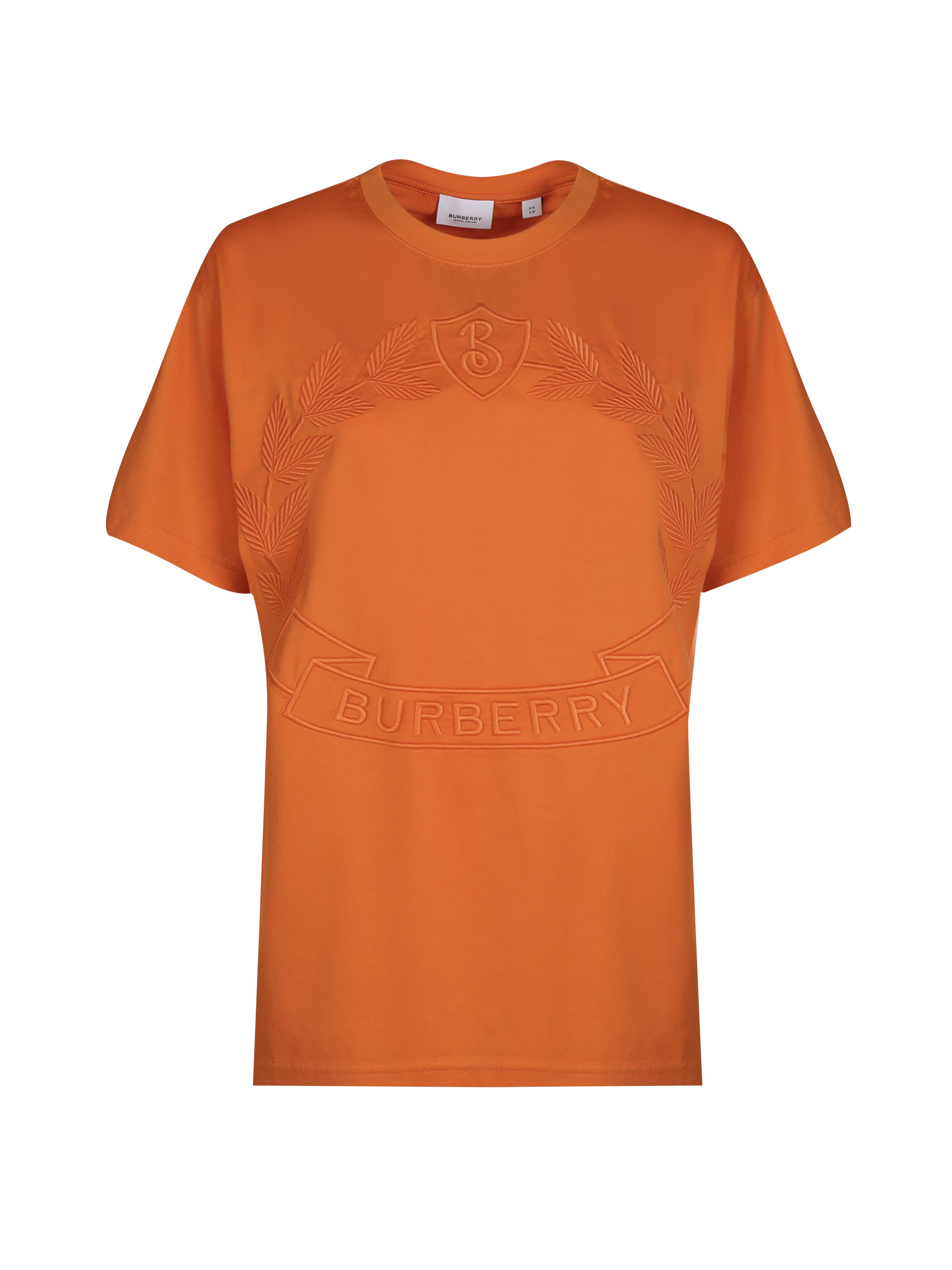 Burberry T-Shirts And Polos Bright Orange Cotton