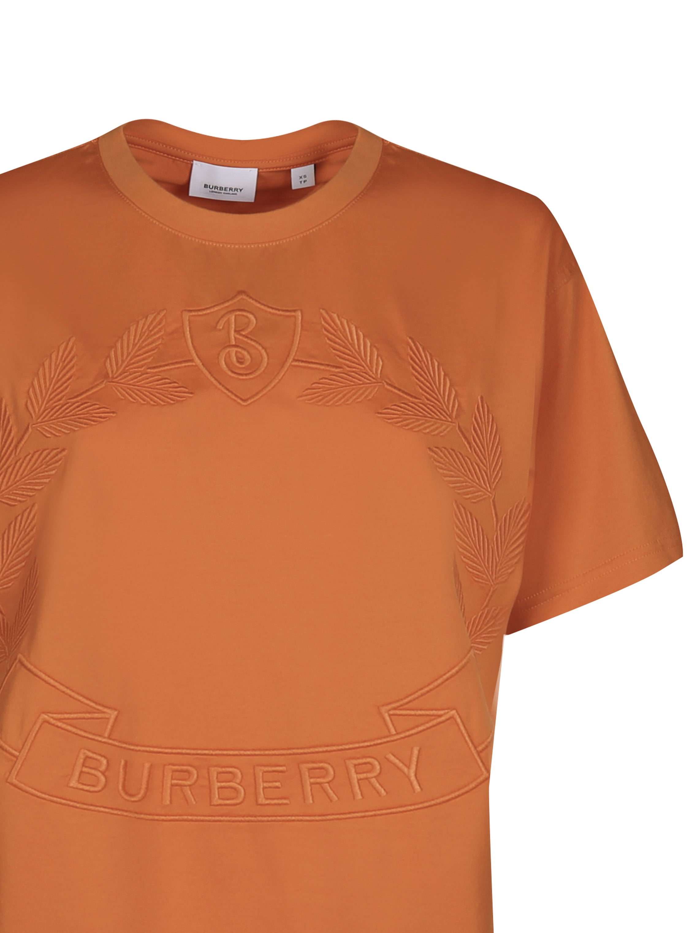 Burberry T-Shirts And Polos Bright Orange Cotton
