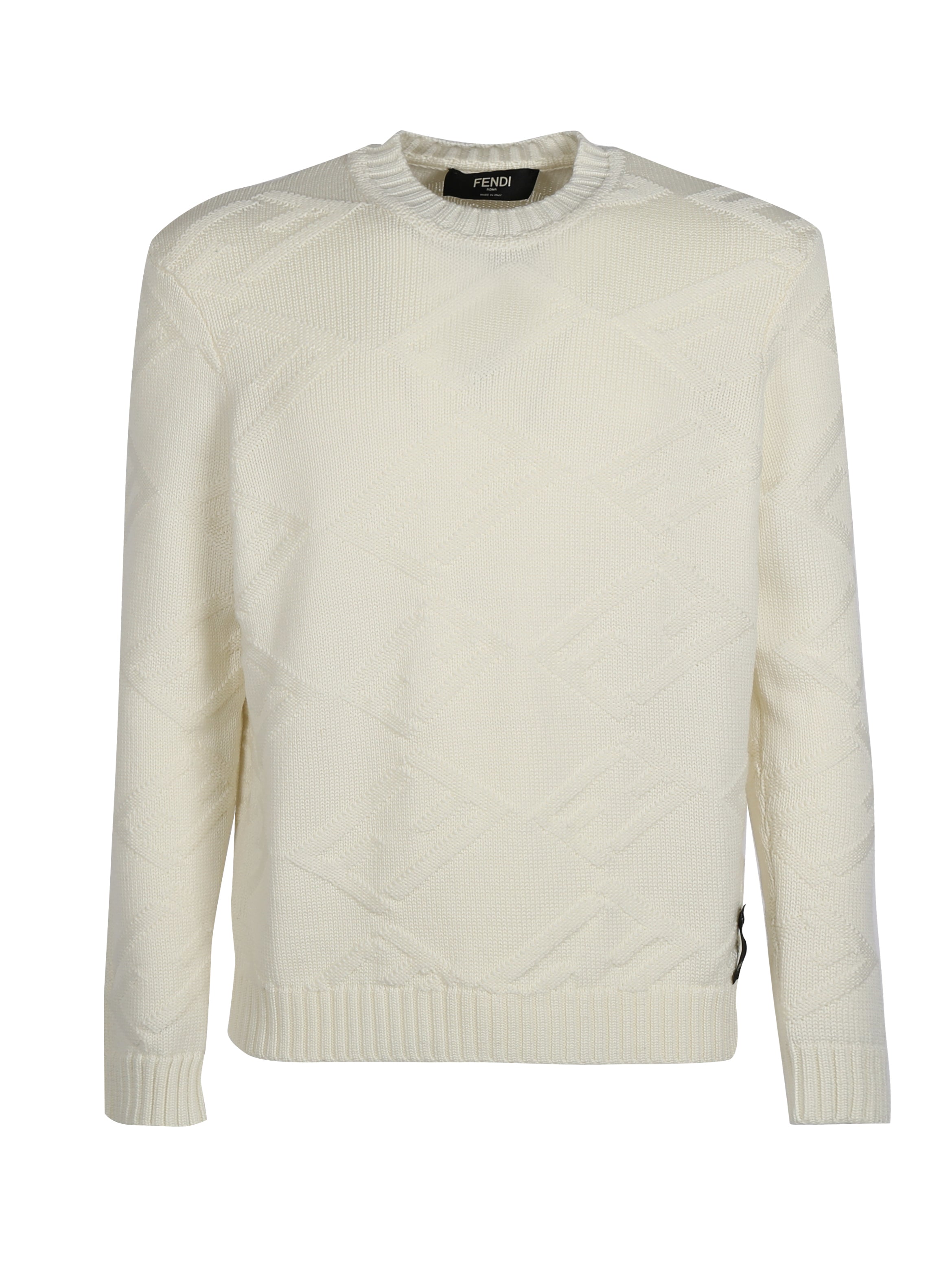 Fendi Sweaters White Wool