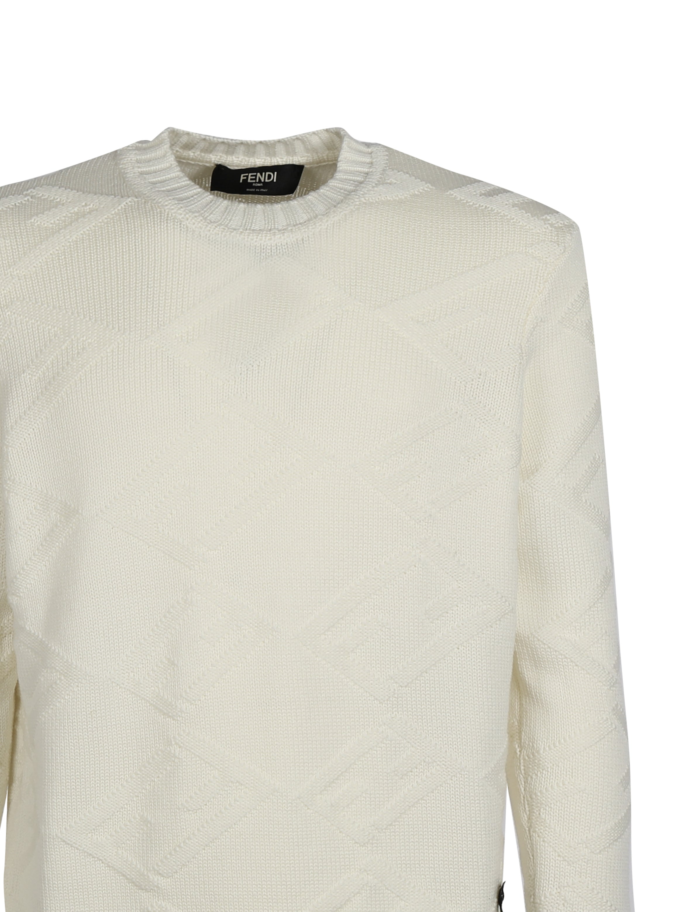 Fendi Sweaters White Wool