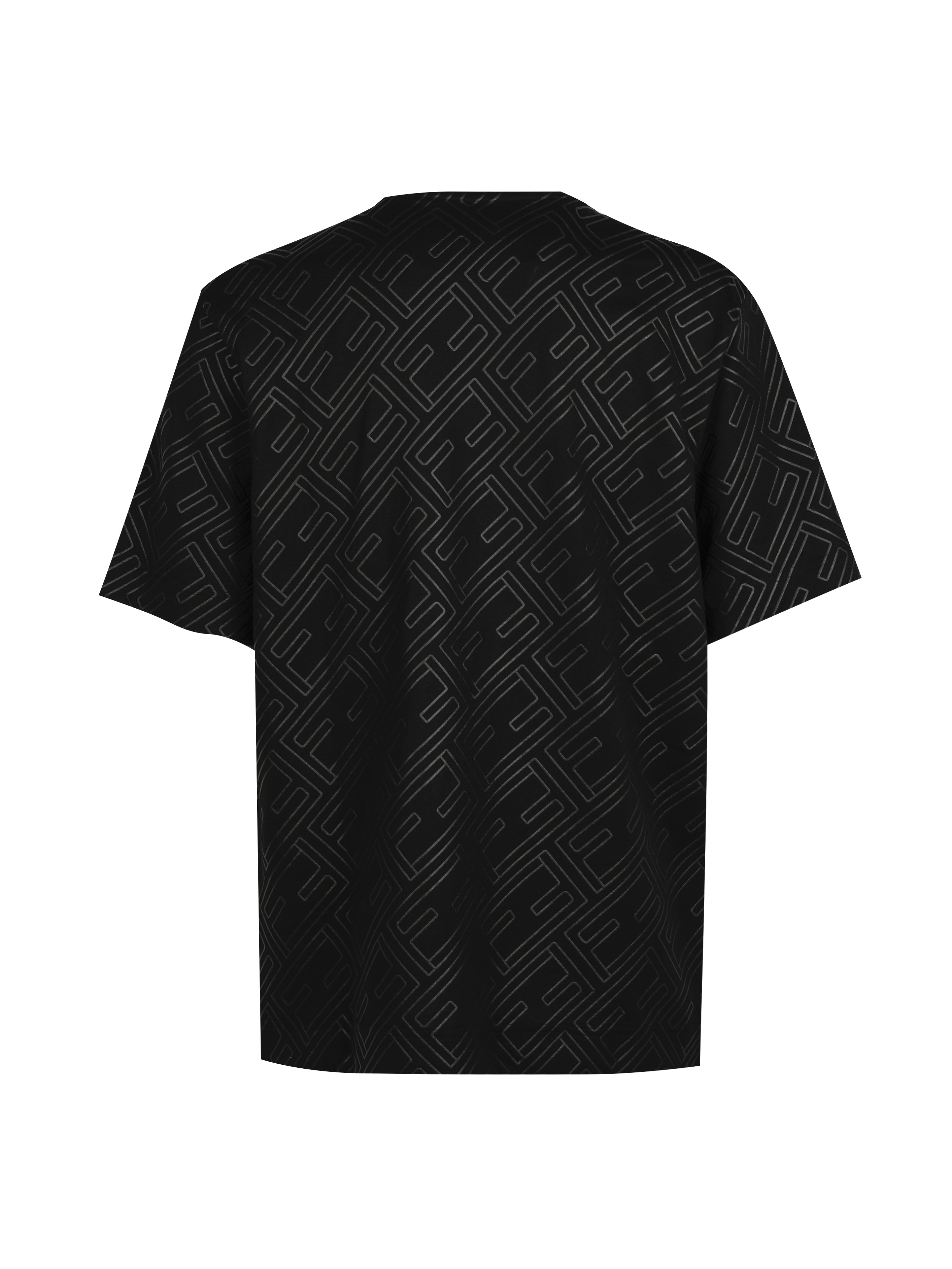 Fendi T-Shirts And Polos Black Cotton