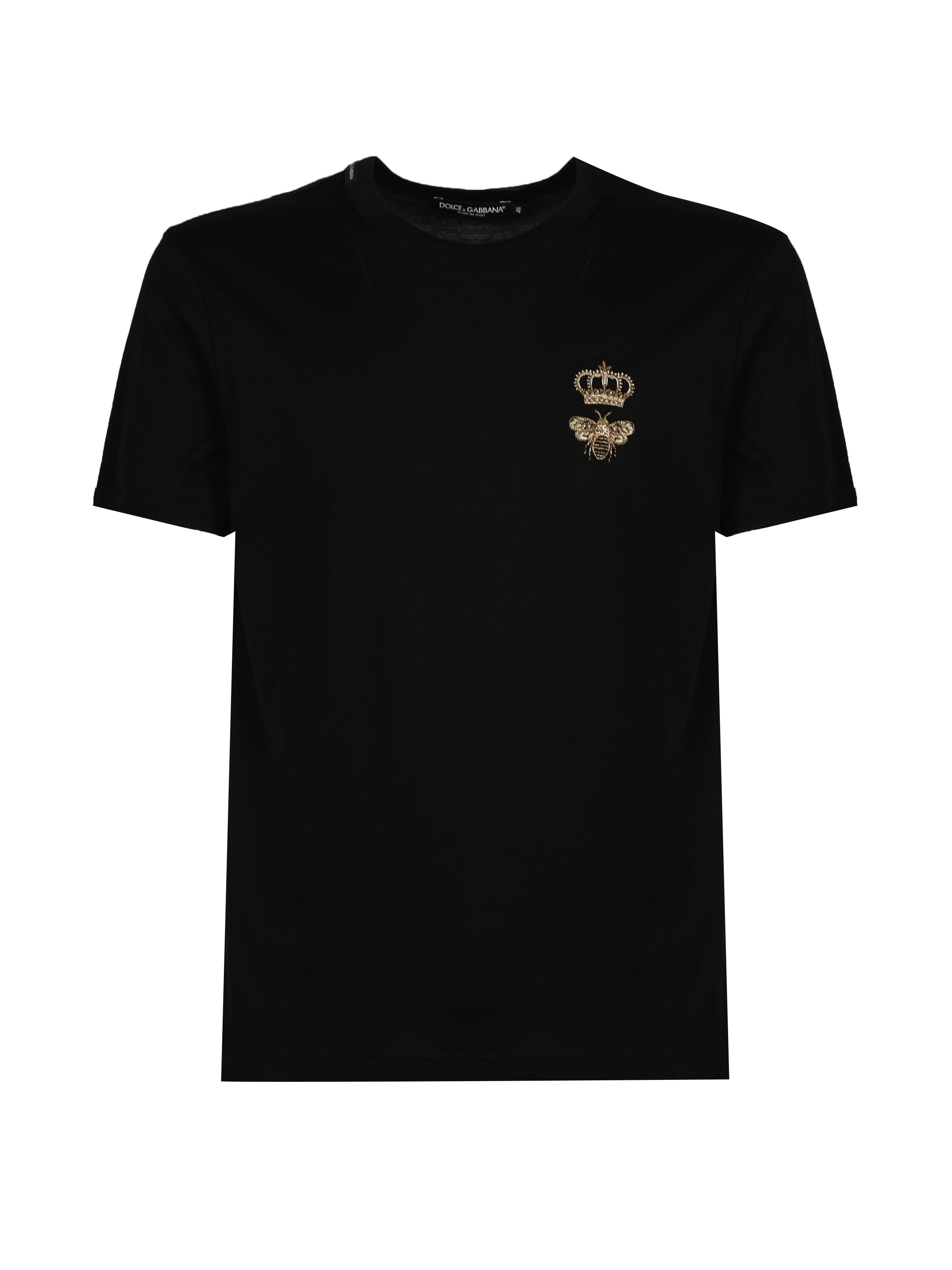 Dolce & Gabbana T-Shirts And Polos Black Cotton