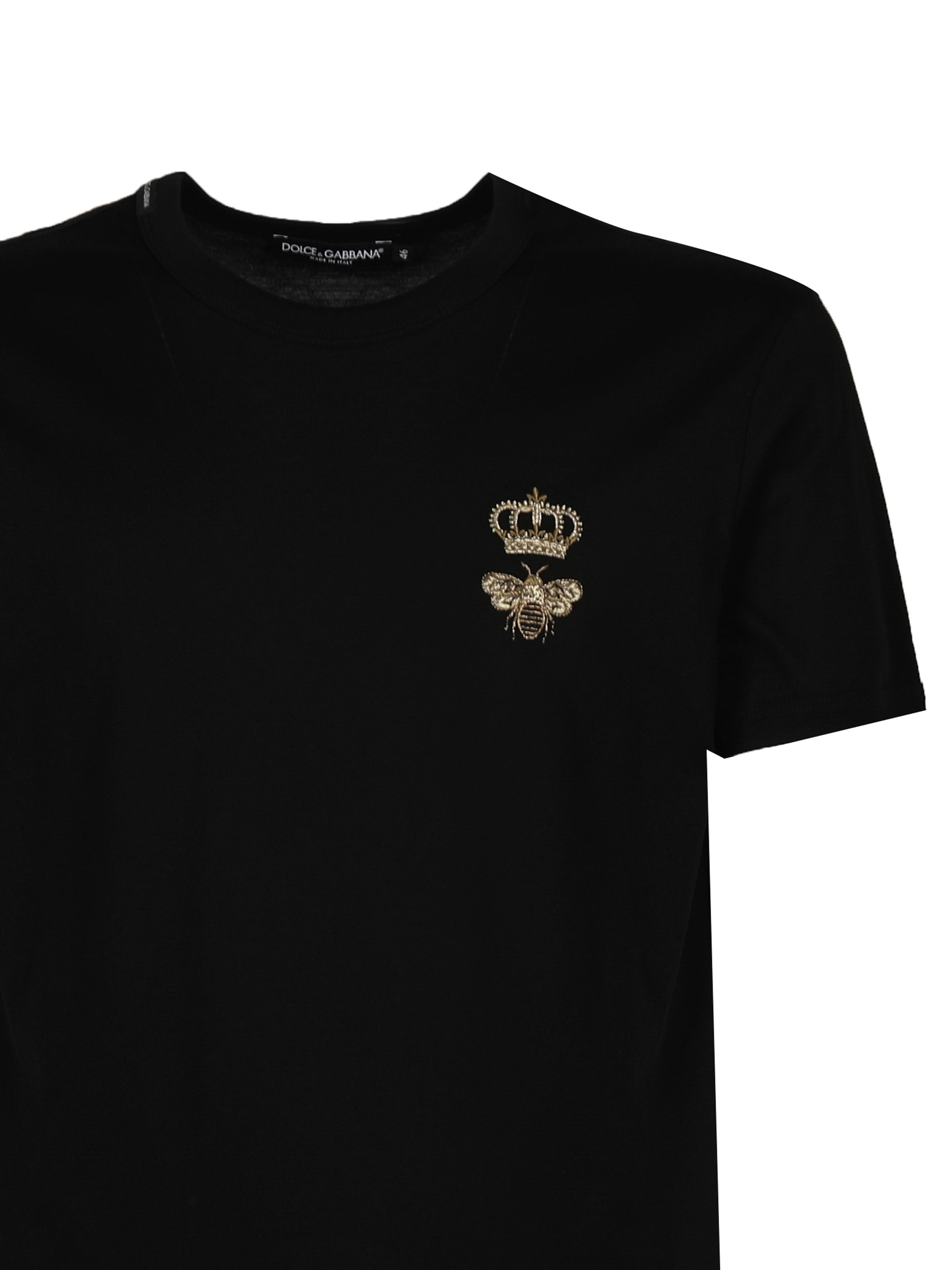 Dolce & Gabbana T-Shirts And Polos Black Cotton
