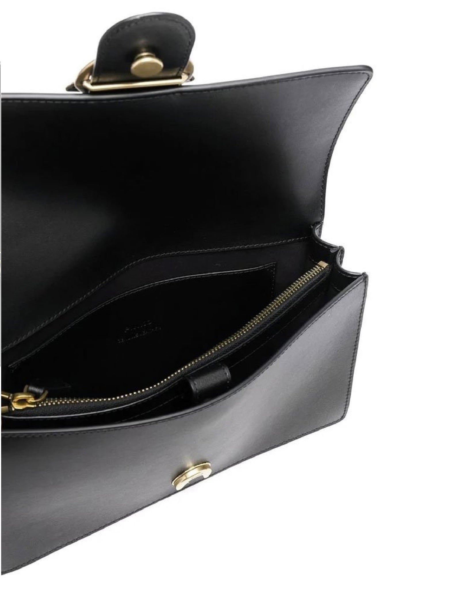 Love One Classic Cl Black Calf Leather Bag