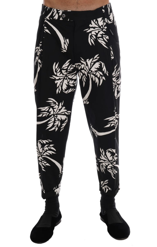 Dolce & Gabbana 97% Cotton trousers in black