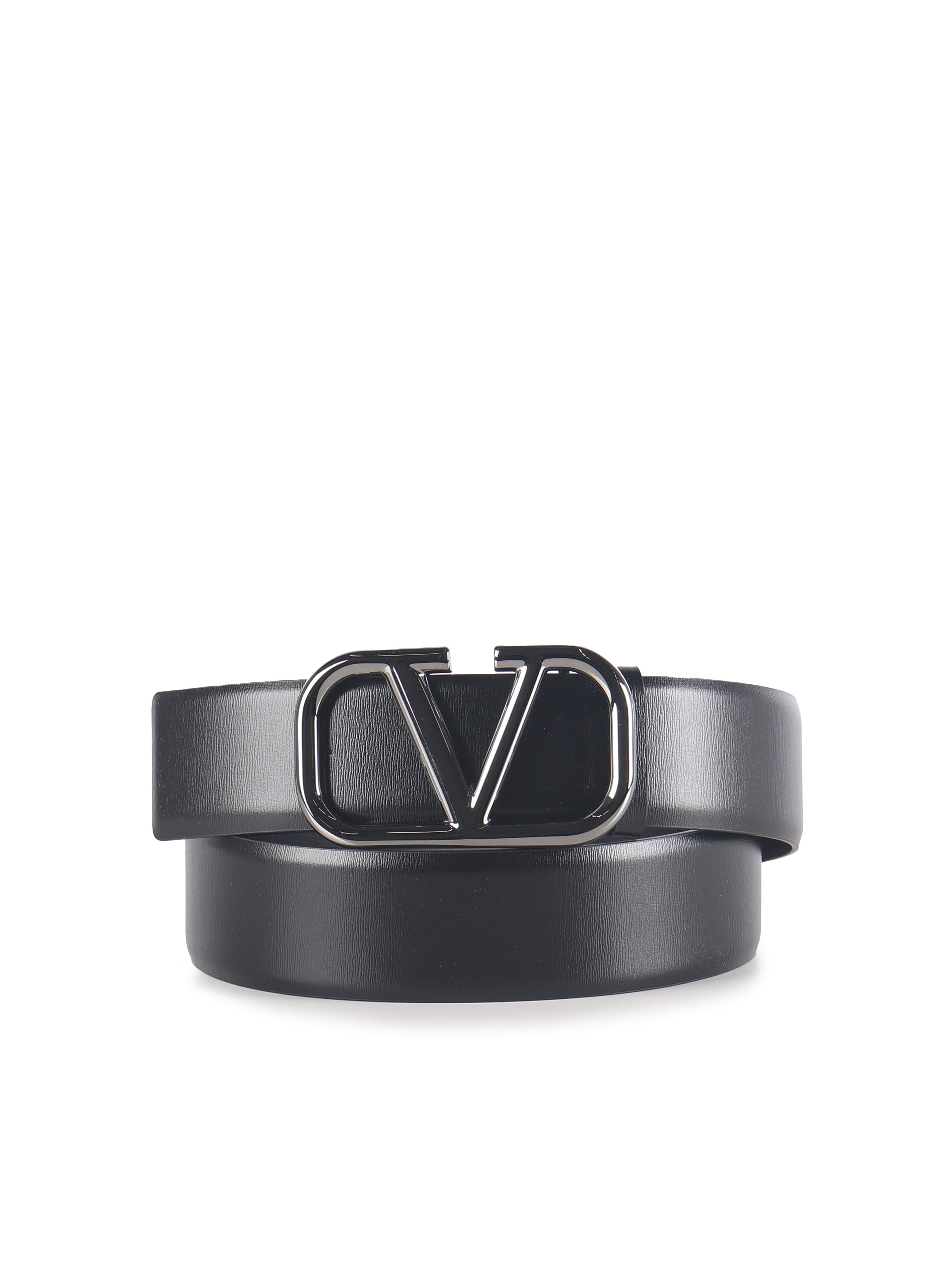 Valentino Garavani Belts Black Calfskin