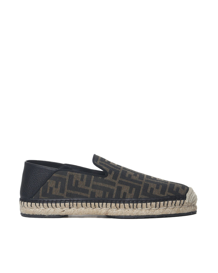 Fendi Flat Shoes Maya Nero Polyester
