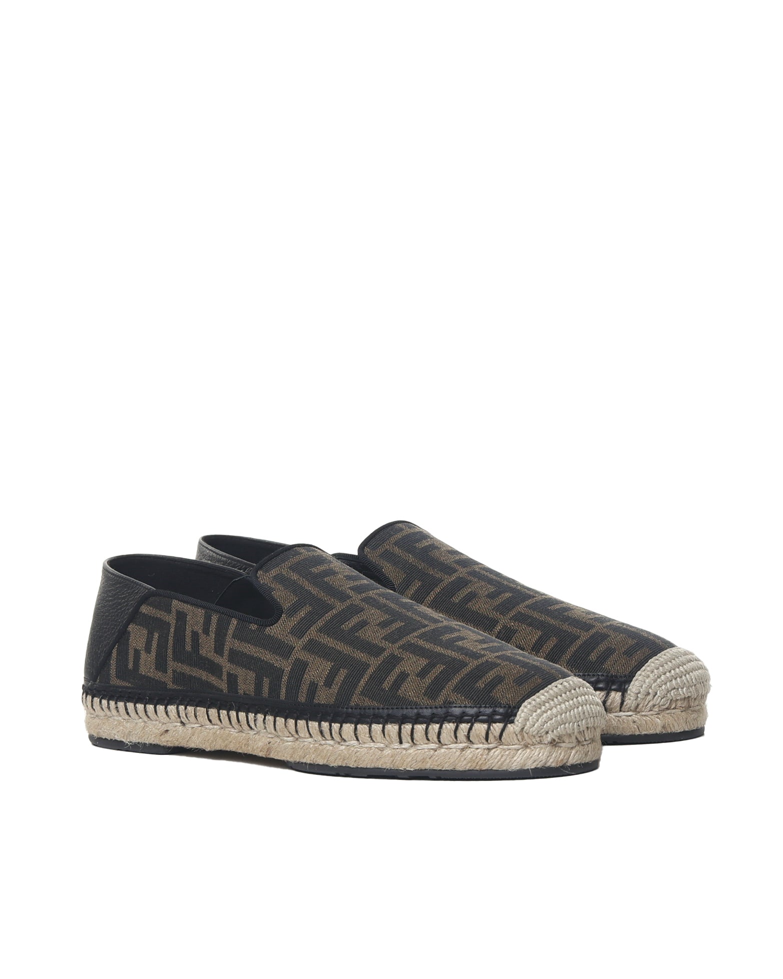 Fendi Flat Shoes Maya Nero Polyester