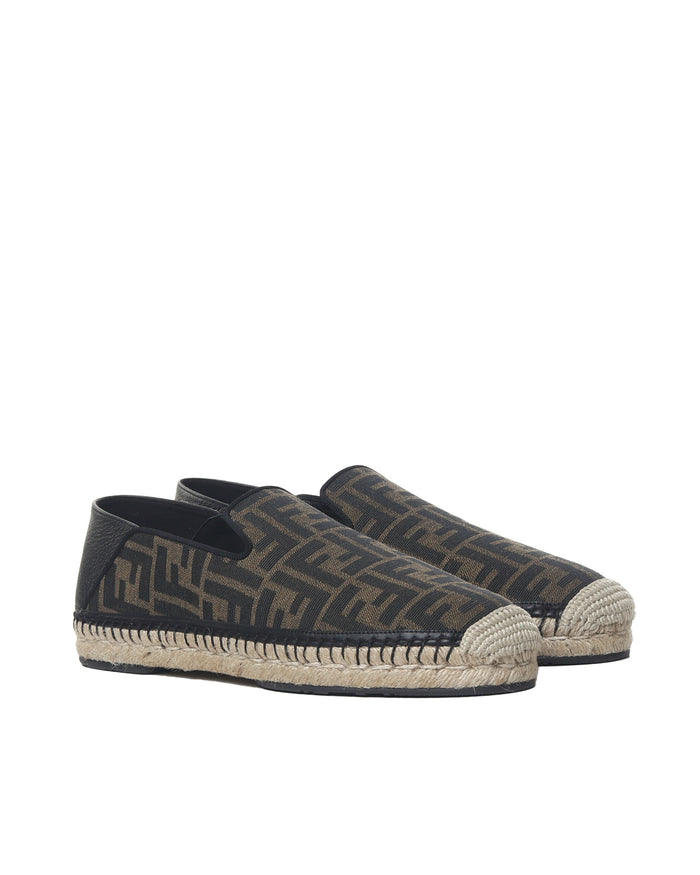 Fendi Flat Shoes Maya Nero Polyester