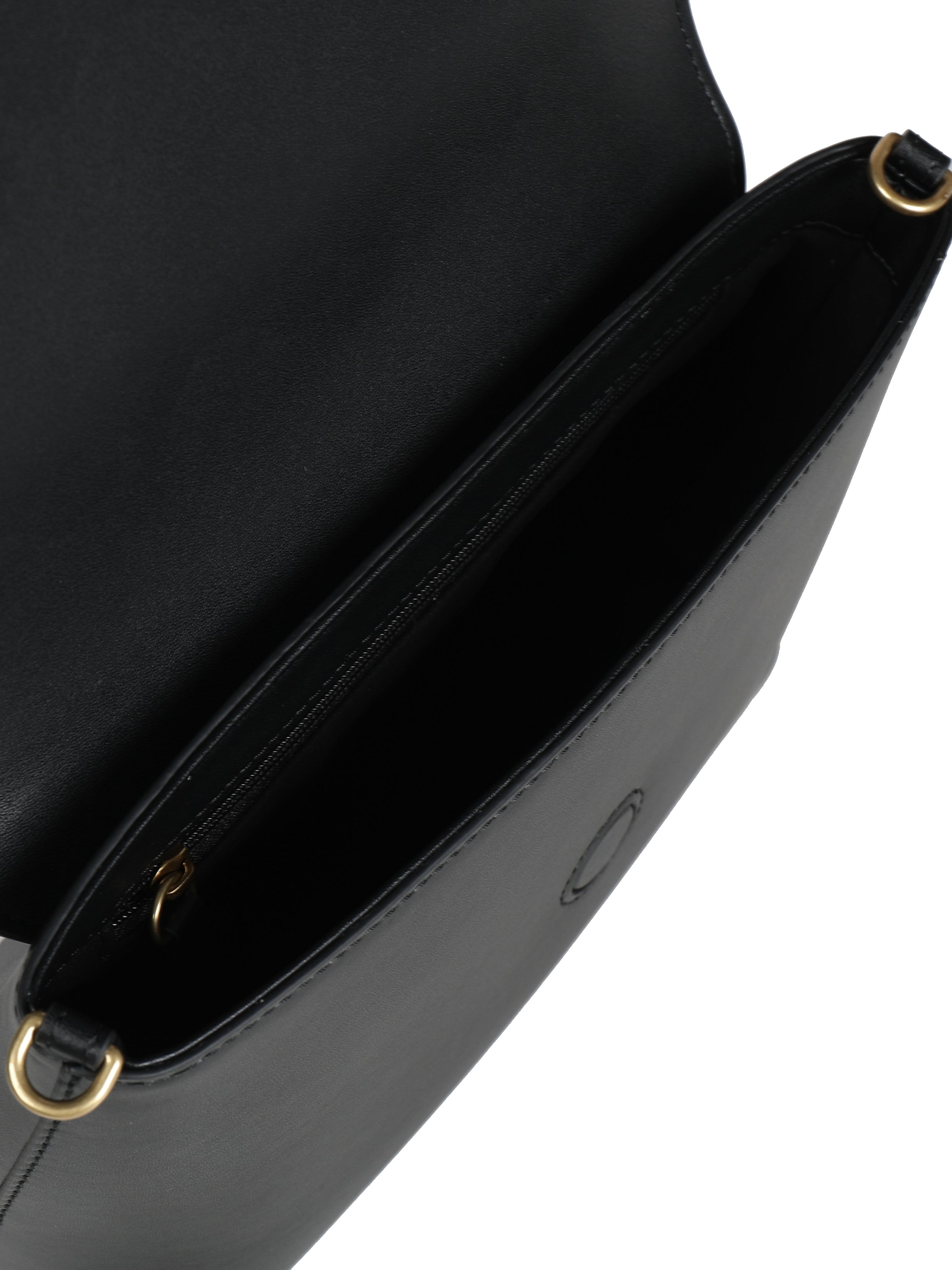 Pinko Bags Black-antique Gold Cowskin
