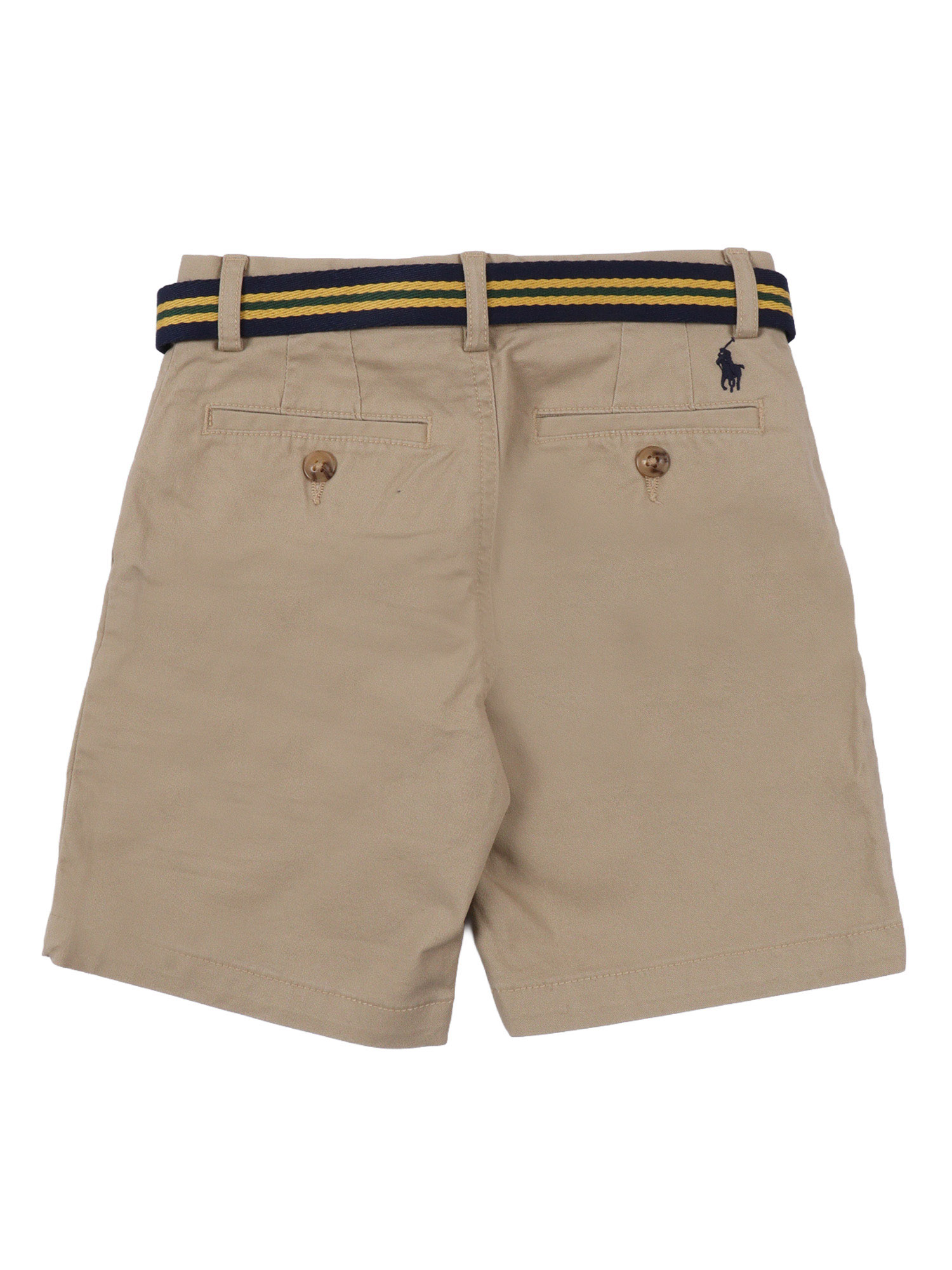 BEDFORD SHRT-SHORTS-FLAT FRONT Beige Cotton Elastane