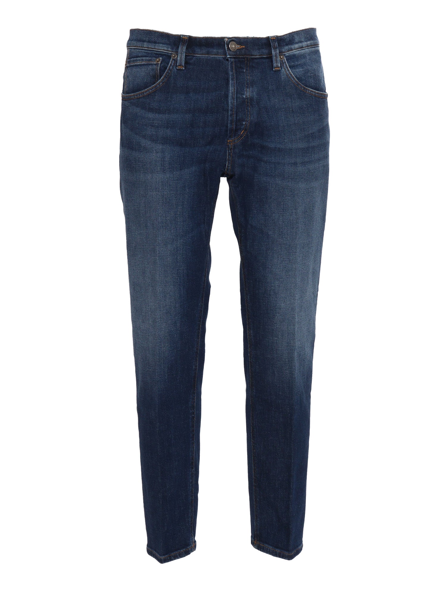 BRIGHTON PANTS Blue Cotton Elastan Jean
