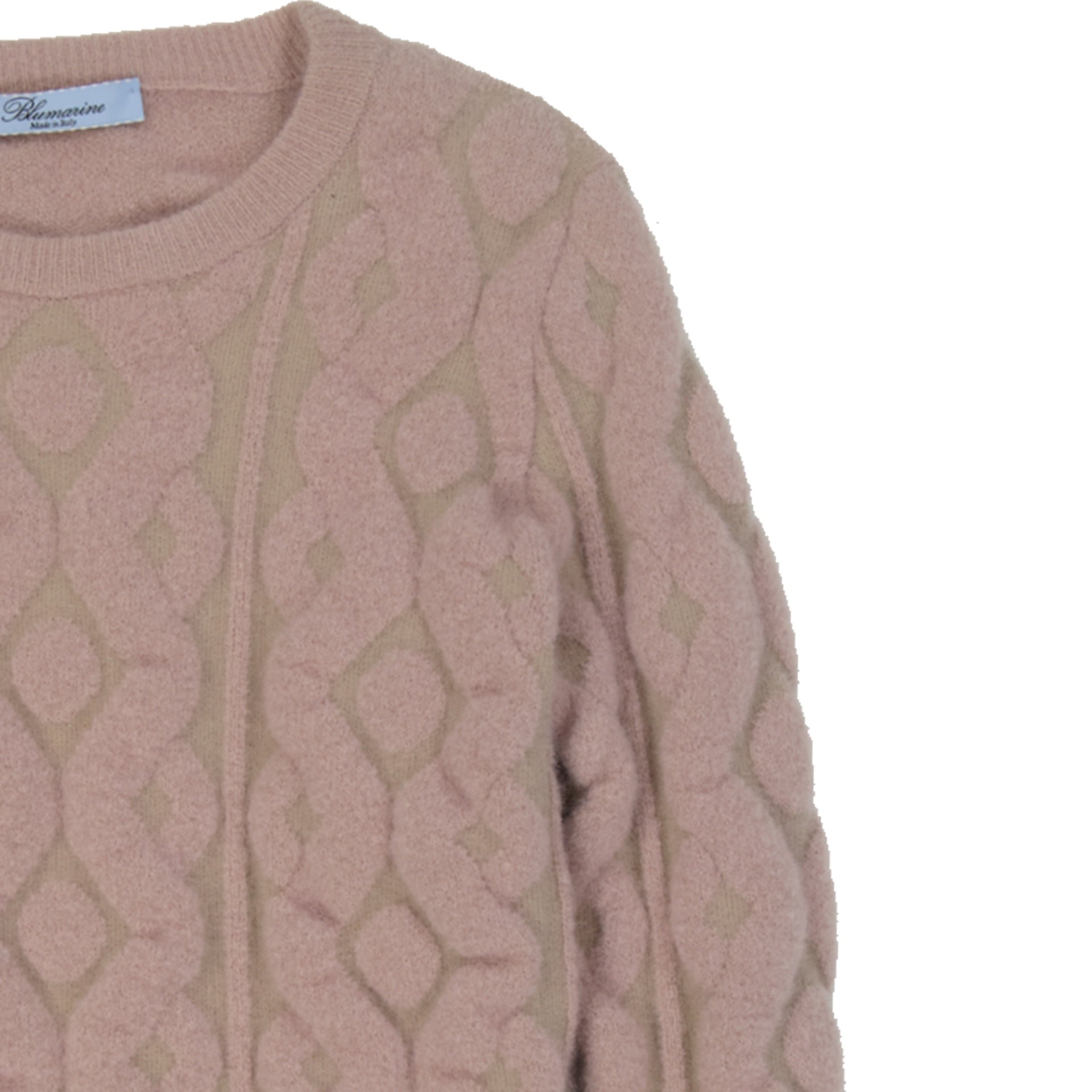 Wool Blend Sweater Pink Mohair Polyamide