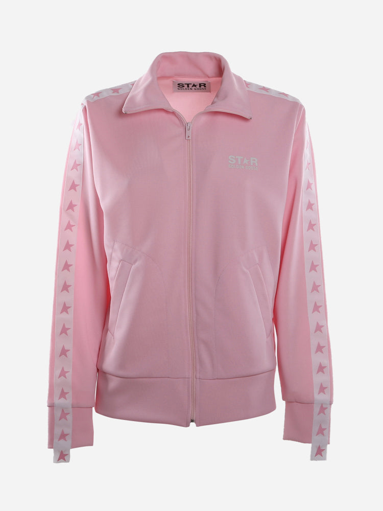 Golden Goose Sweaters Rose Shadow / White Polyester