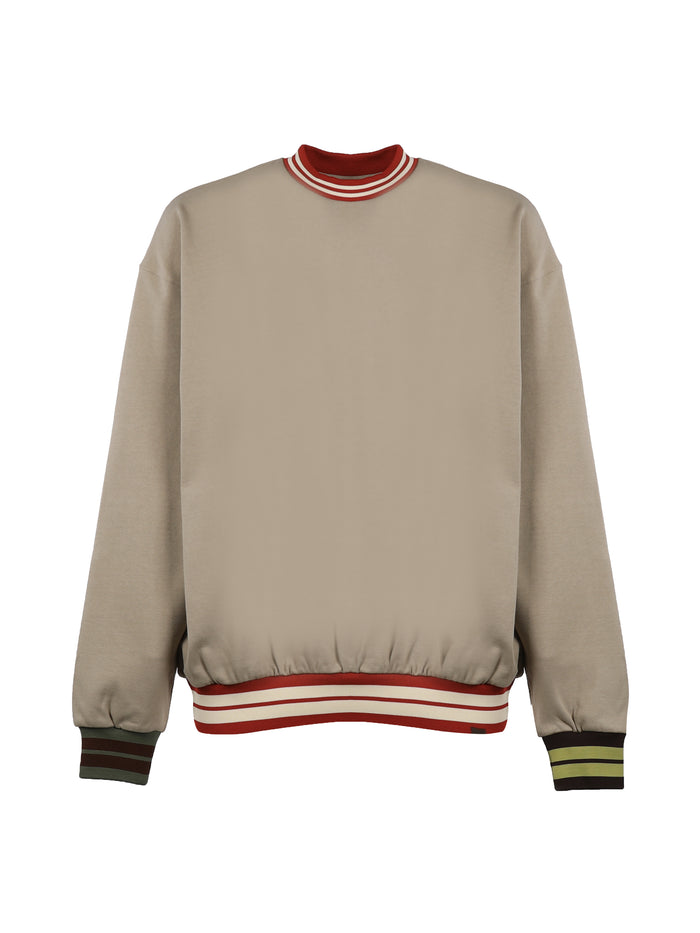 Jacquemus Sweaters Khaki Cotton