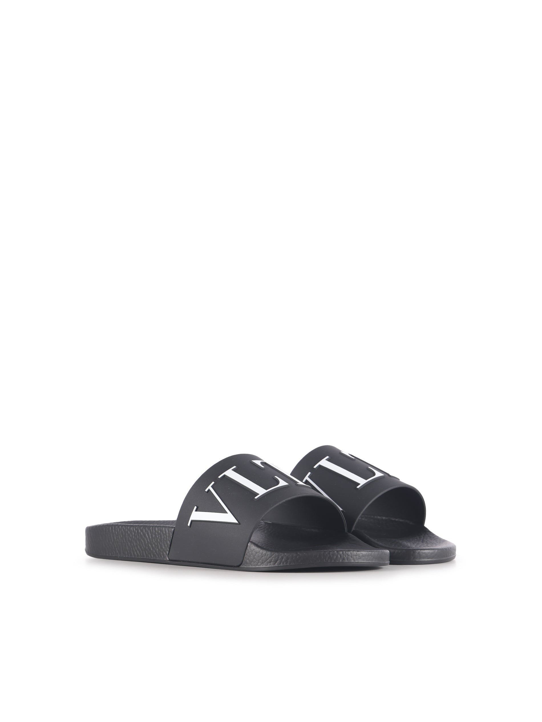 Valentino Garavani Sandals Black Rubber
