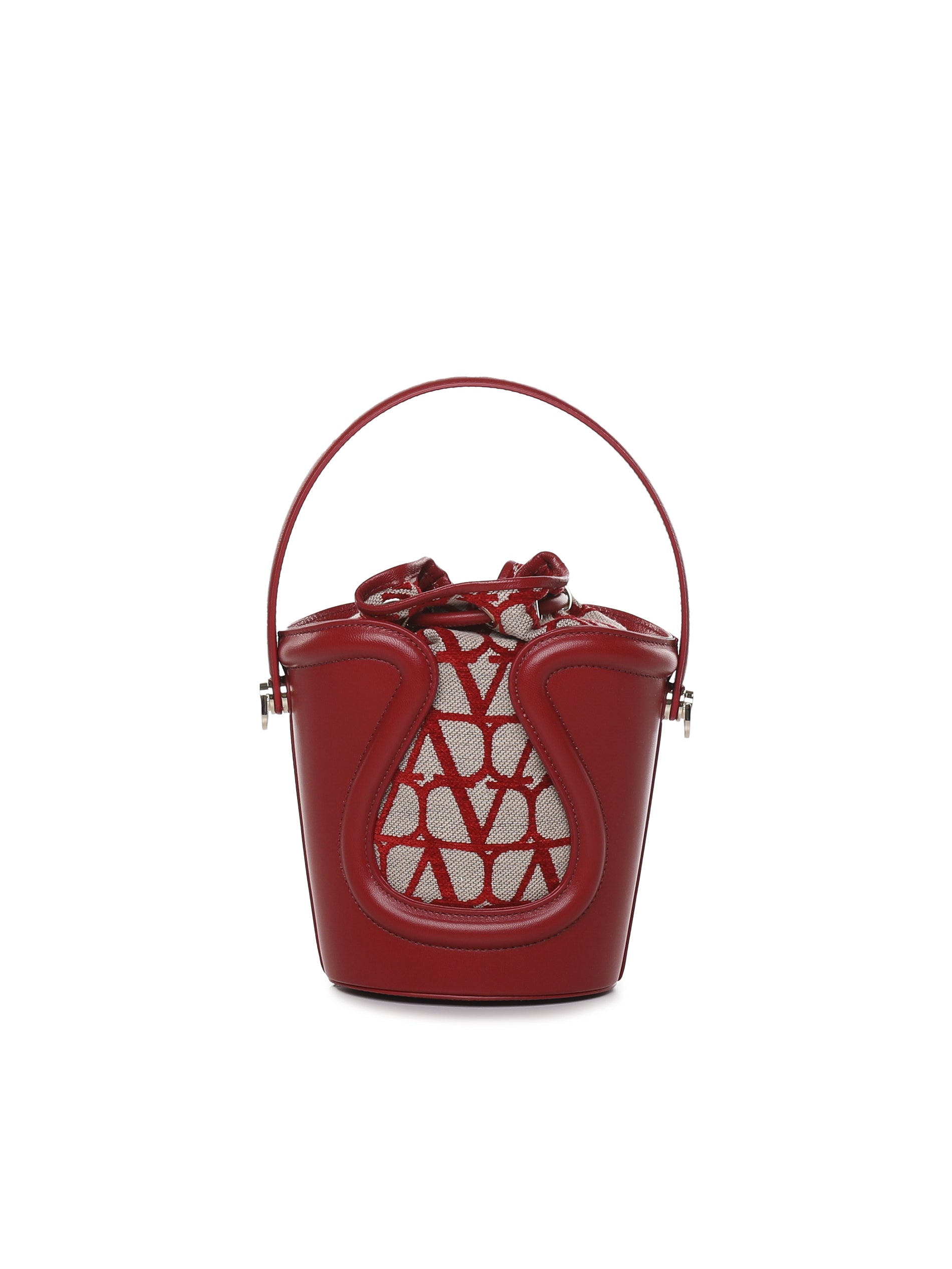 Valentino Garavani Bags Naturale/rosso V Goatskin