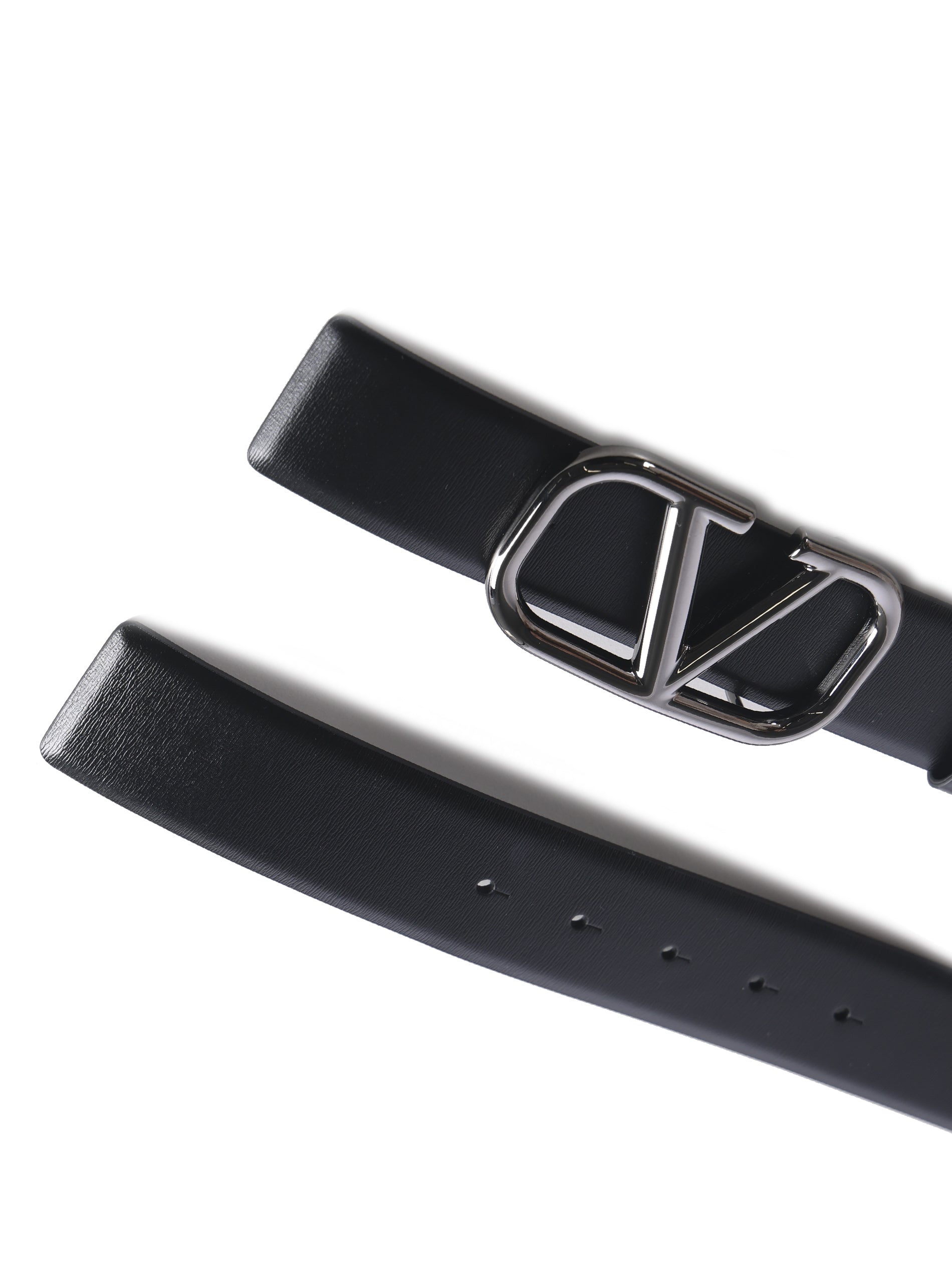 Valentino Garavani Belts Black Calfskin