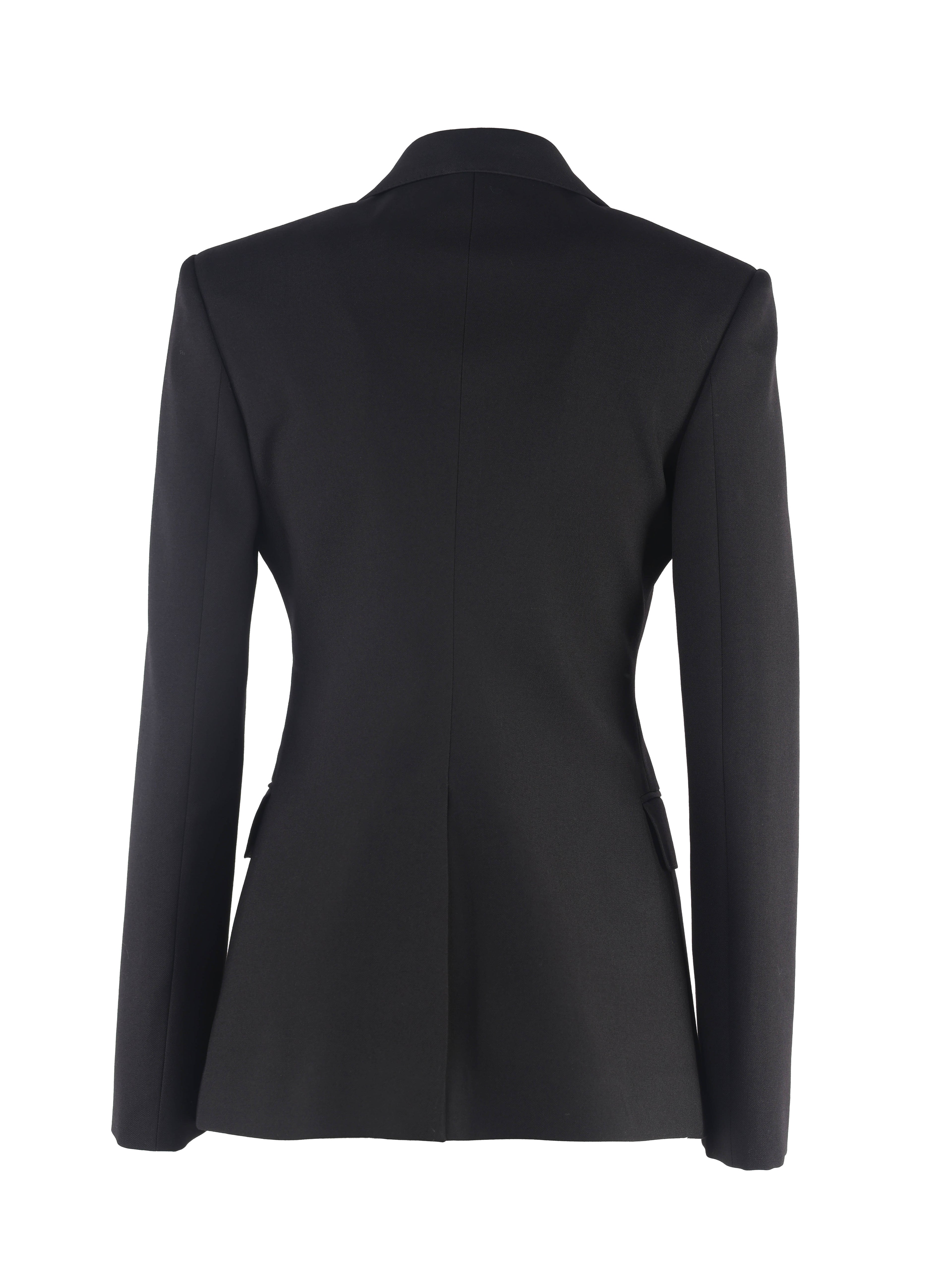Burberry Jackets Black Wool