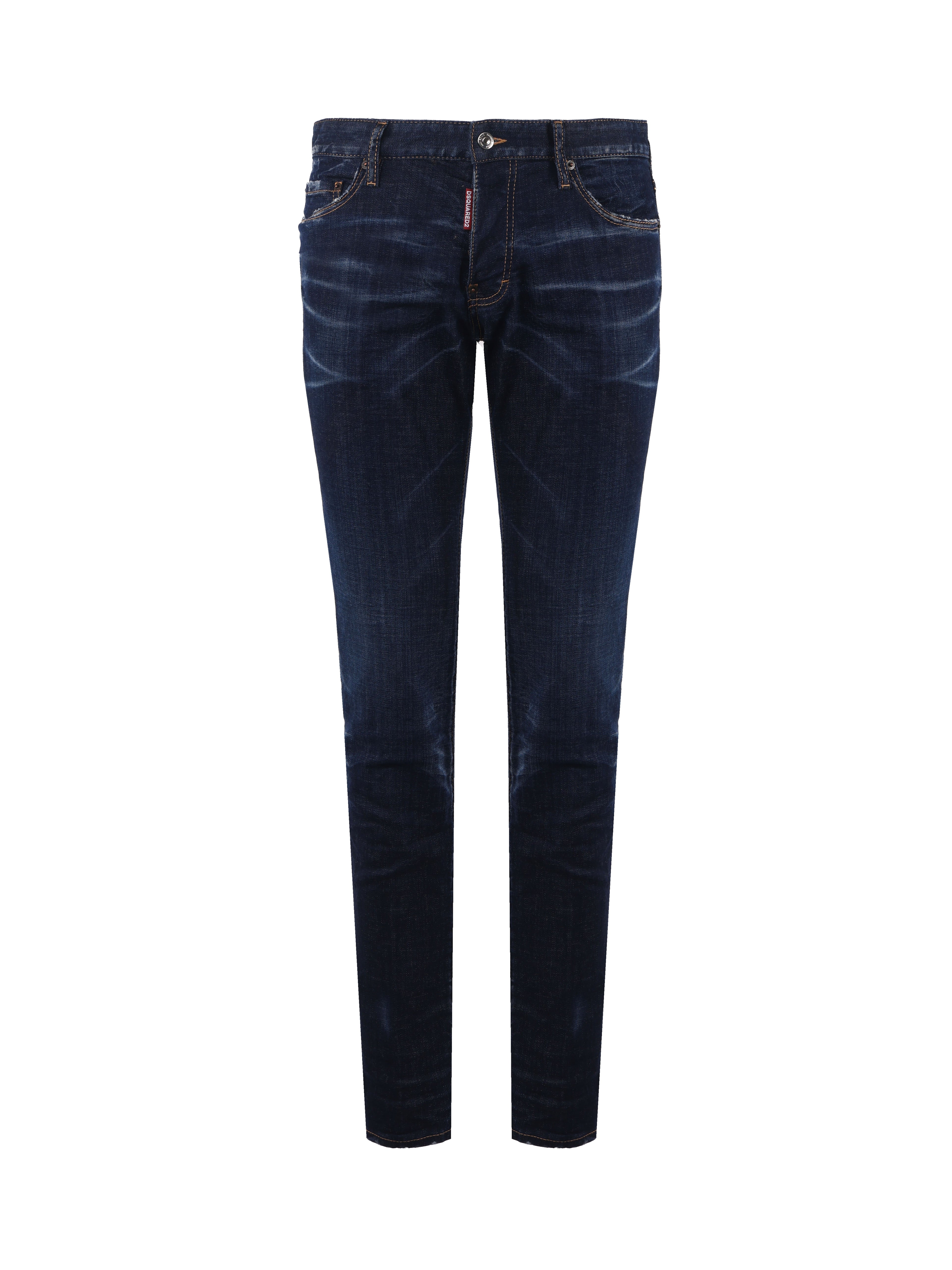 Dsquared2 Jeans Blue Navy Cotton